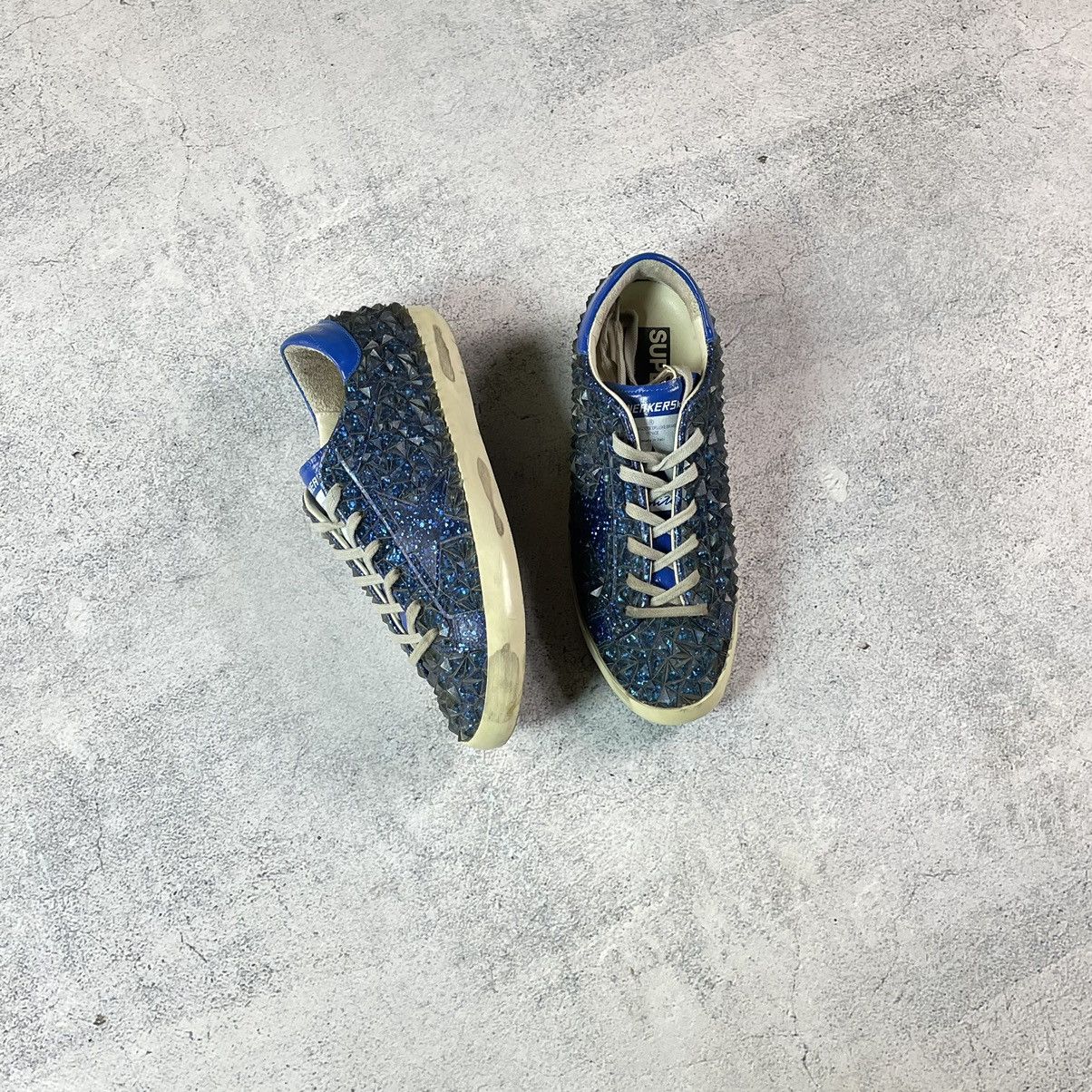 Golden Goose GOLDEN GOOSE SUPERSTAR 3D Crystal effect Glitter Sneakers Size US 9 / IT 39 - 2 Thumbnail