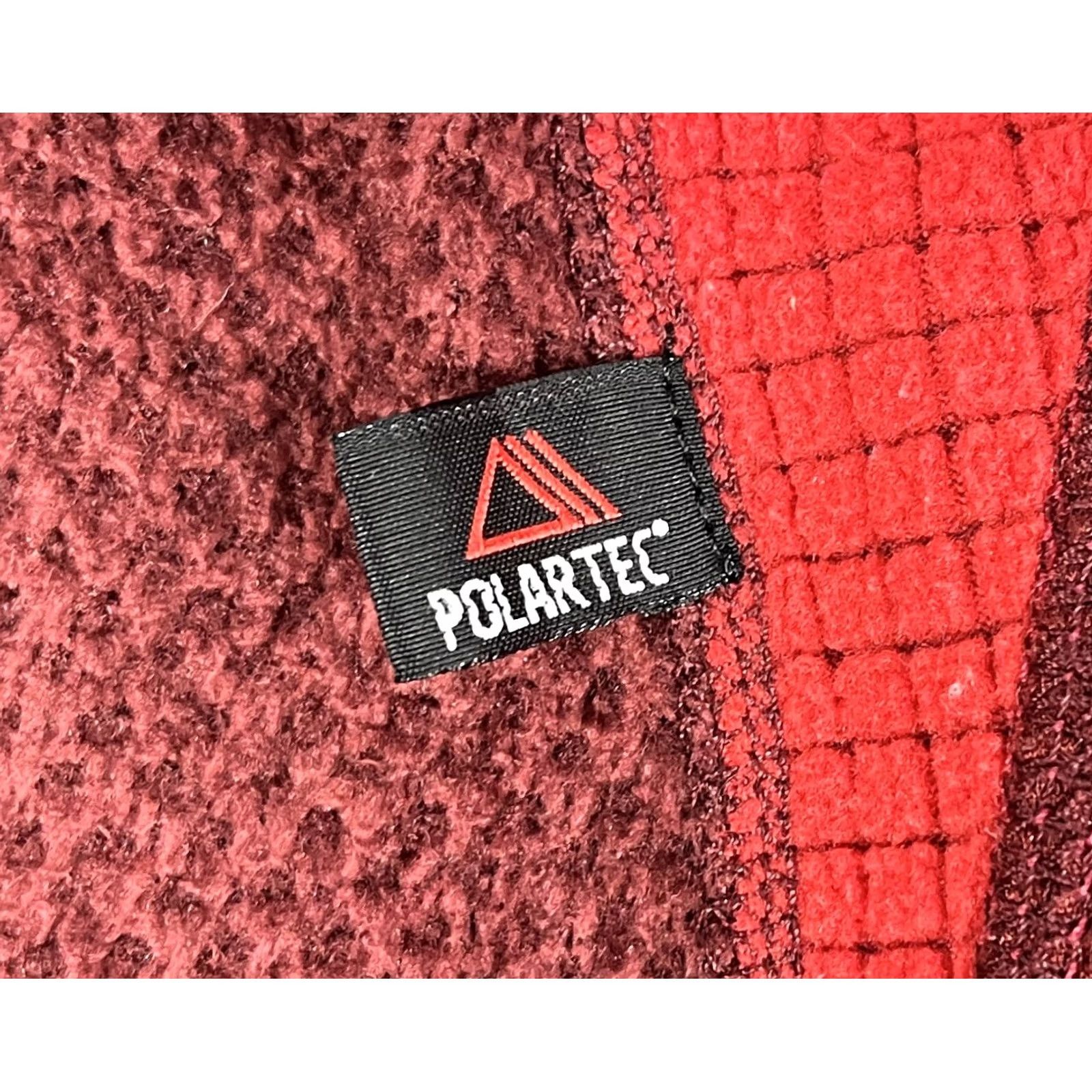 Patagonia VINTAGE Patagonia Women's Polartec Fleece Jacket Full Zip Sz M Red Jacket Womens M Size M / US 6-8 / IT 42-44 - 6 Thumbnail