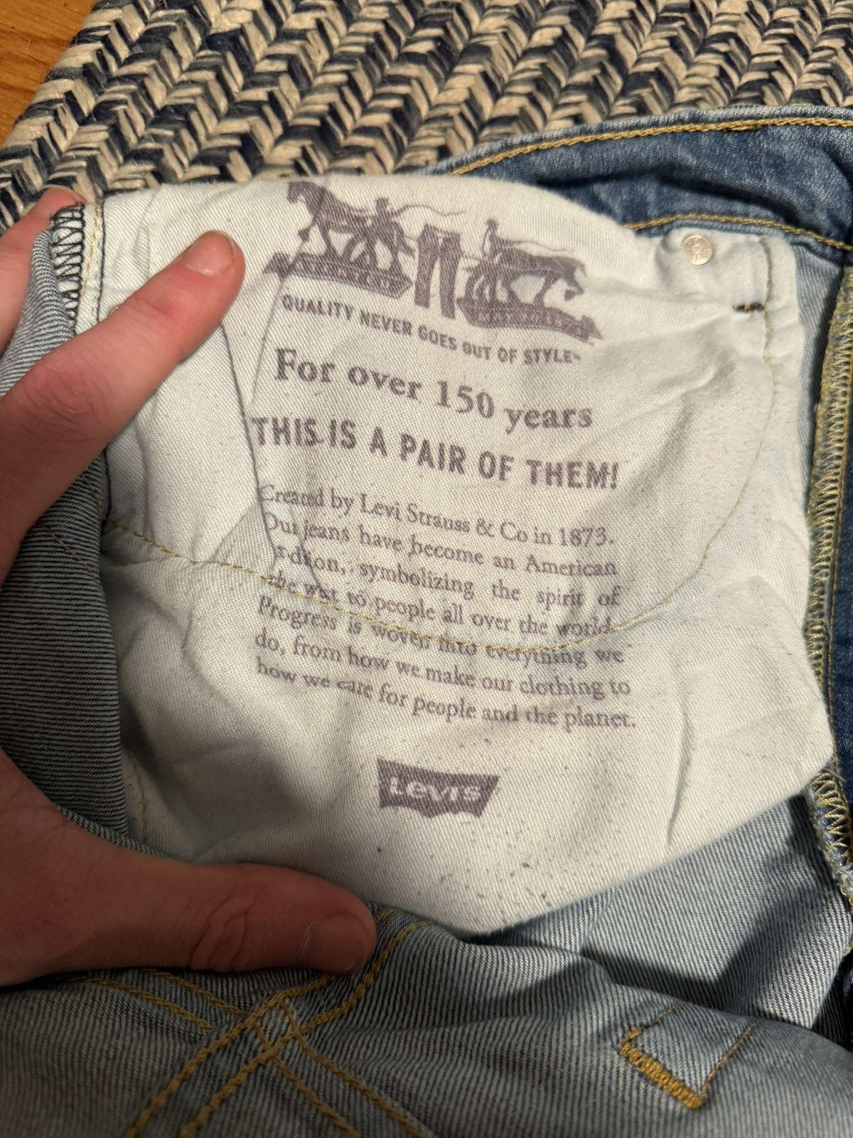 Levi's Levi’s 512™ Slim Taper Jeans – W38 L30 – Light Wash Size US 36 / EU 52 - 4 Thumbnail