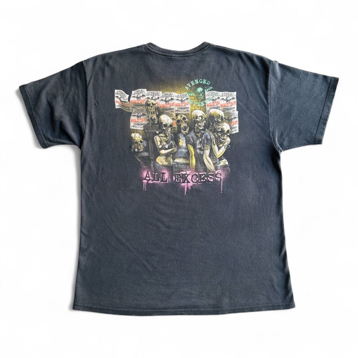 Band Tees Vintage Band Shirt Avenged Sevenfold - All Excess 2007/2008 Size US L / EU 52-54 / 3 - 2 Thumbnail