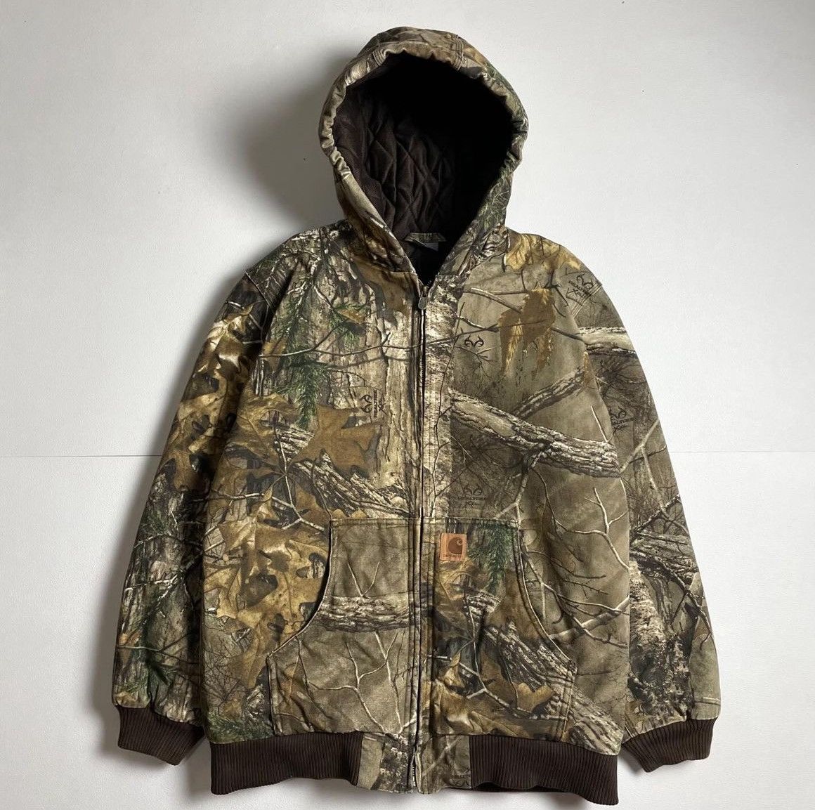 image of Vintage Carhartt Realtree Camo Jacket, Men's (Size Small)