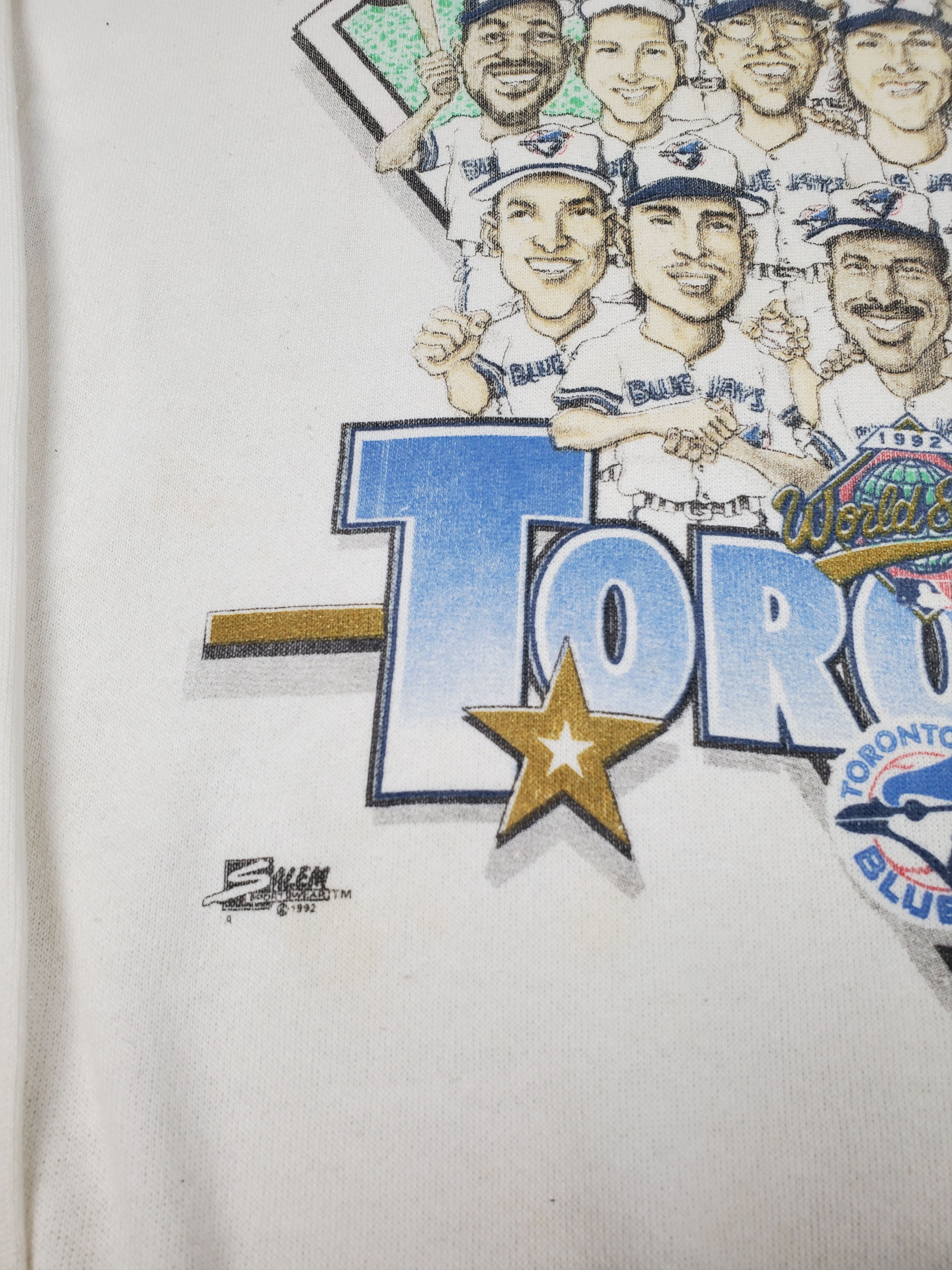 MLB × Salem Sportswear × Vintage Vintage 90s Blue Jays Toronto Champions Size US L / EU 52-54 / 3 - 8 Thumbnail