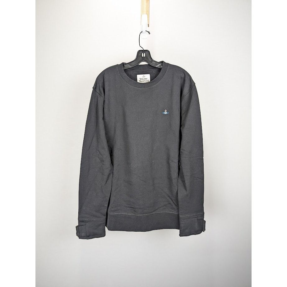 Vivienne Westwood o1rshd1 Logo Sweatshirt in Black Size US XL / EU 56 / 4 - 1 Thumbnail