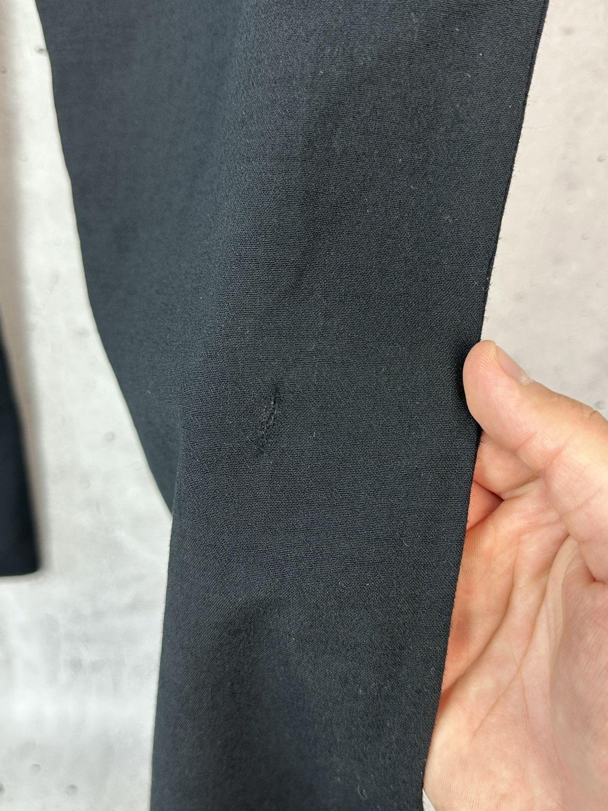 Tagliatore Tagliatore Black Wool Straight Men’s Dress Pants Size US 33 - 10 Thumbnail