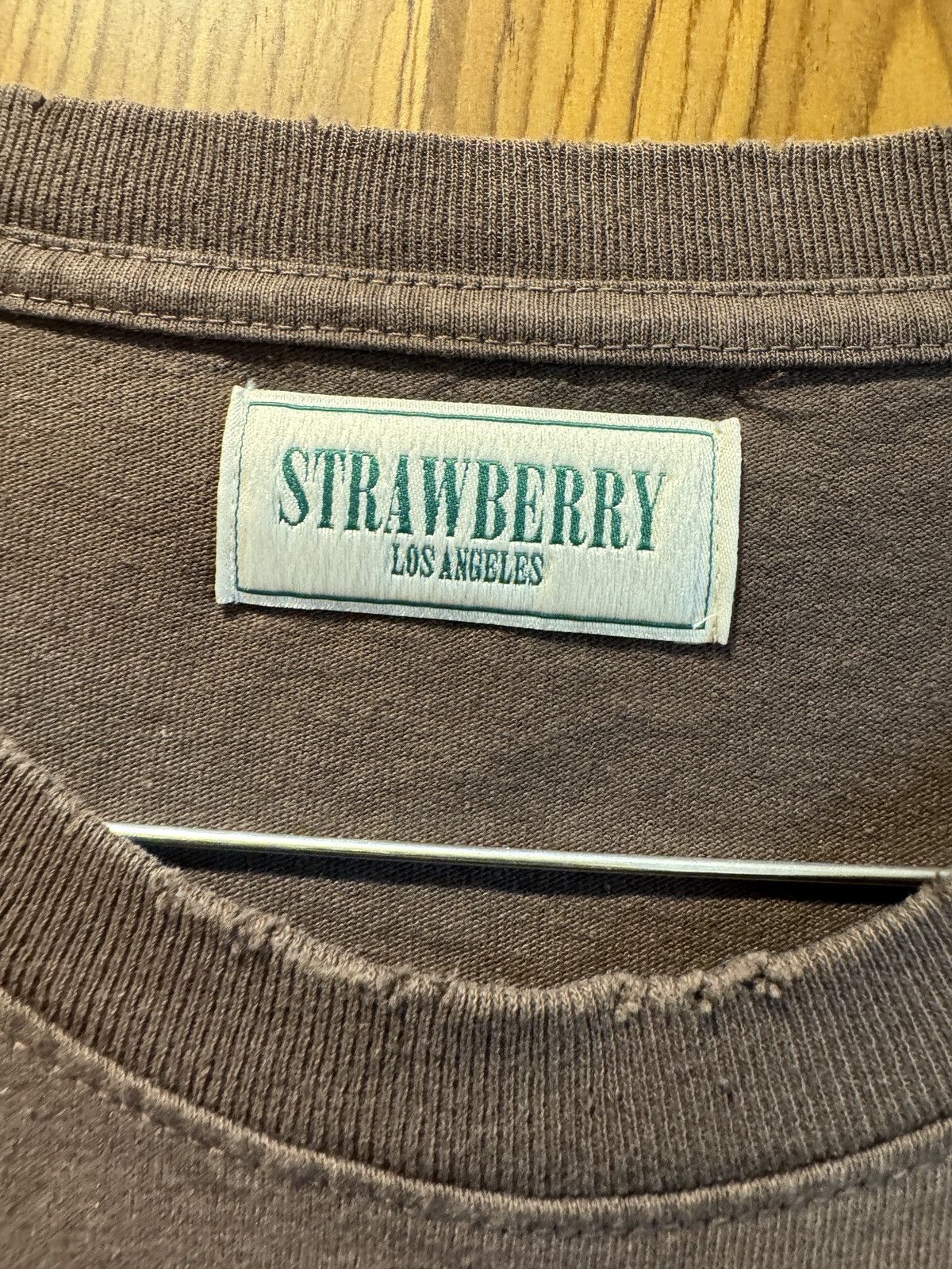 Strawberry Strawberry OG Brown Distressed Tee Size US L / EU 52-54 / 3 - 2 Thumbnail