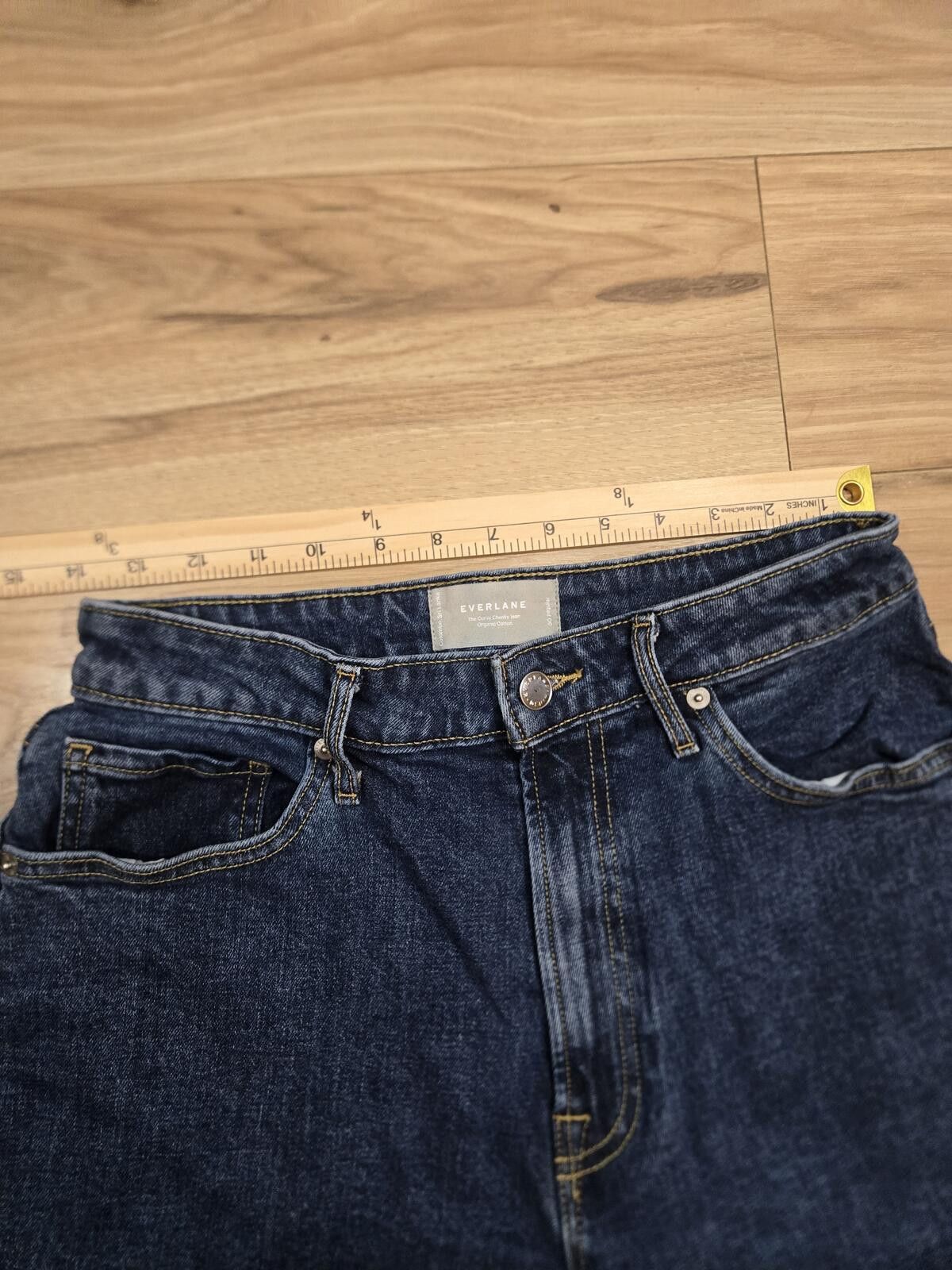 Everlane Everlane The Curve Cheeky Jeans / High Rise Indigo Denim 30R Size 30" / US 8 / IT 44 - 5 Thumbnail