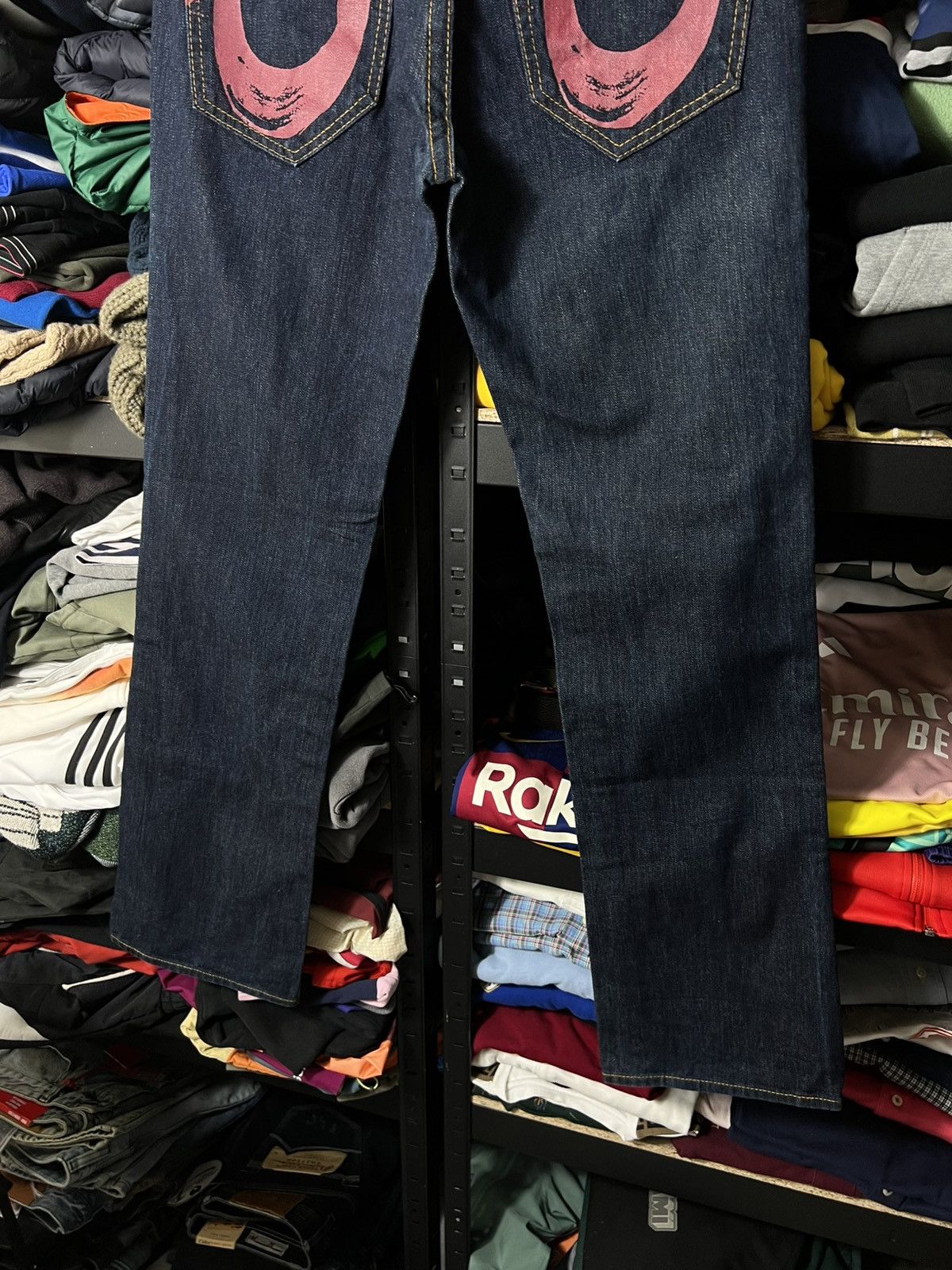 True Religion True Religion Big Logo Pocket Jeans USA Denim Y2K Size 31 Size US 31 - 3 Thumbnail