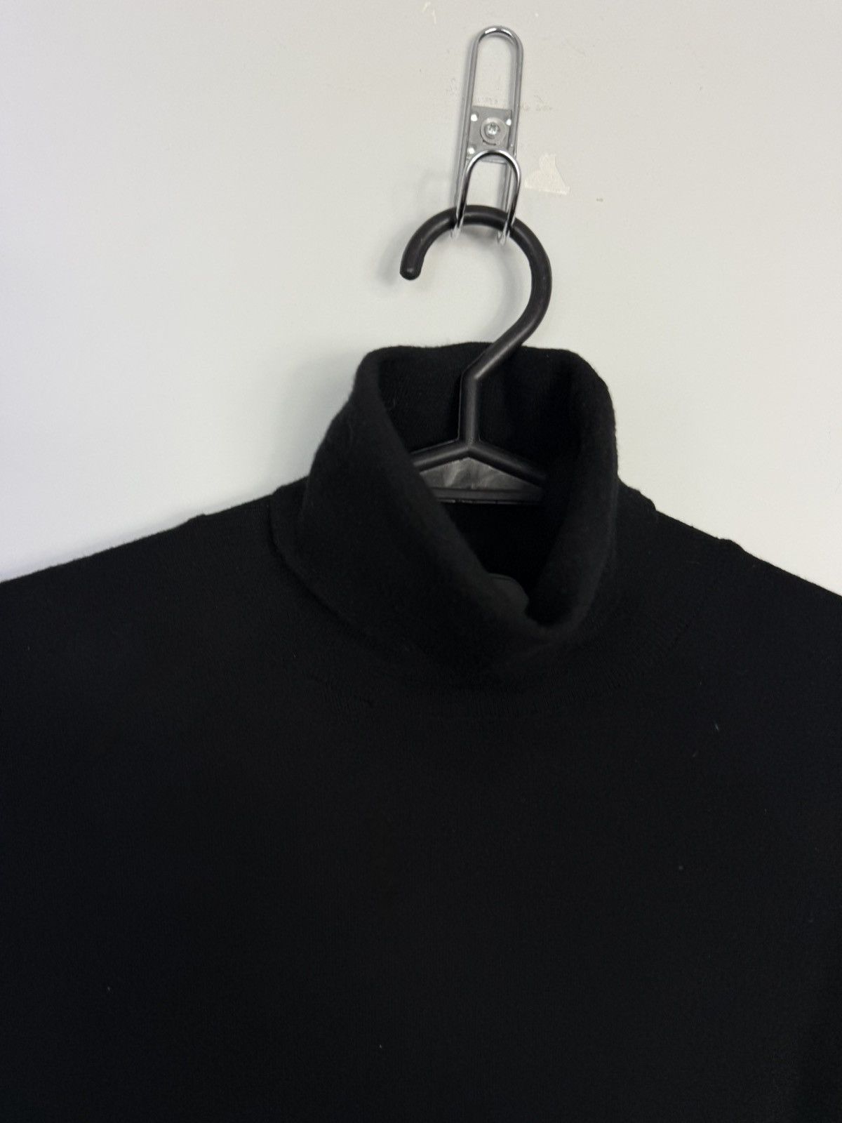 Lanvin Lanvin 100% Extrafine Wool Turtleneck Sweater Black Jeanne Size L / US 10 / IT 46 - 4 Thumbnail