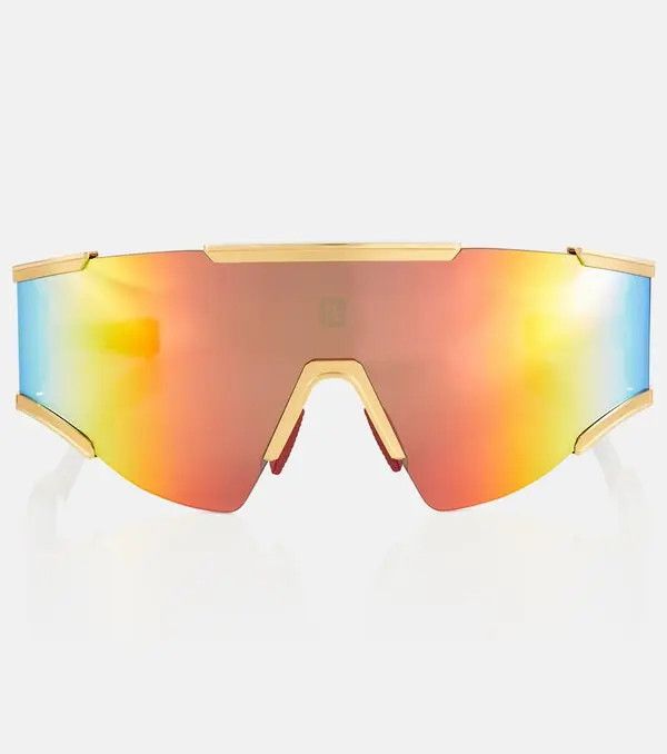 Balmain o1s1wg111225 Size:OS/Fleche Mask Sunglasses in Multicolor Size ONE SIZE - 2 Thumbnail