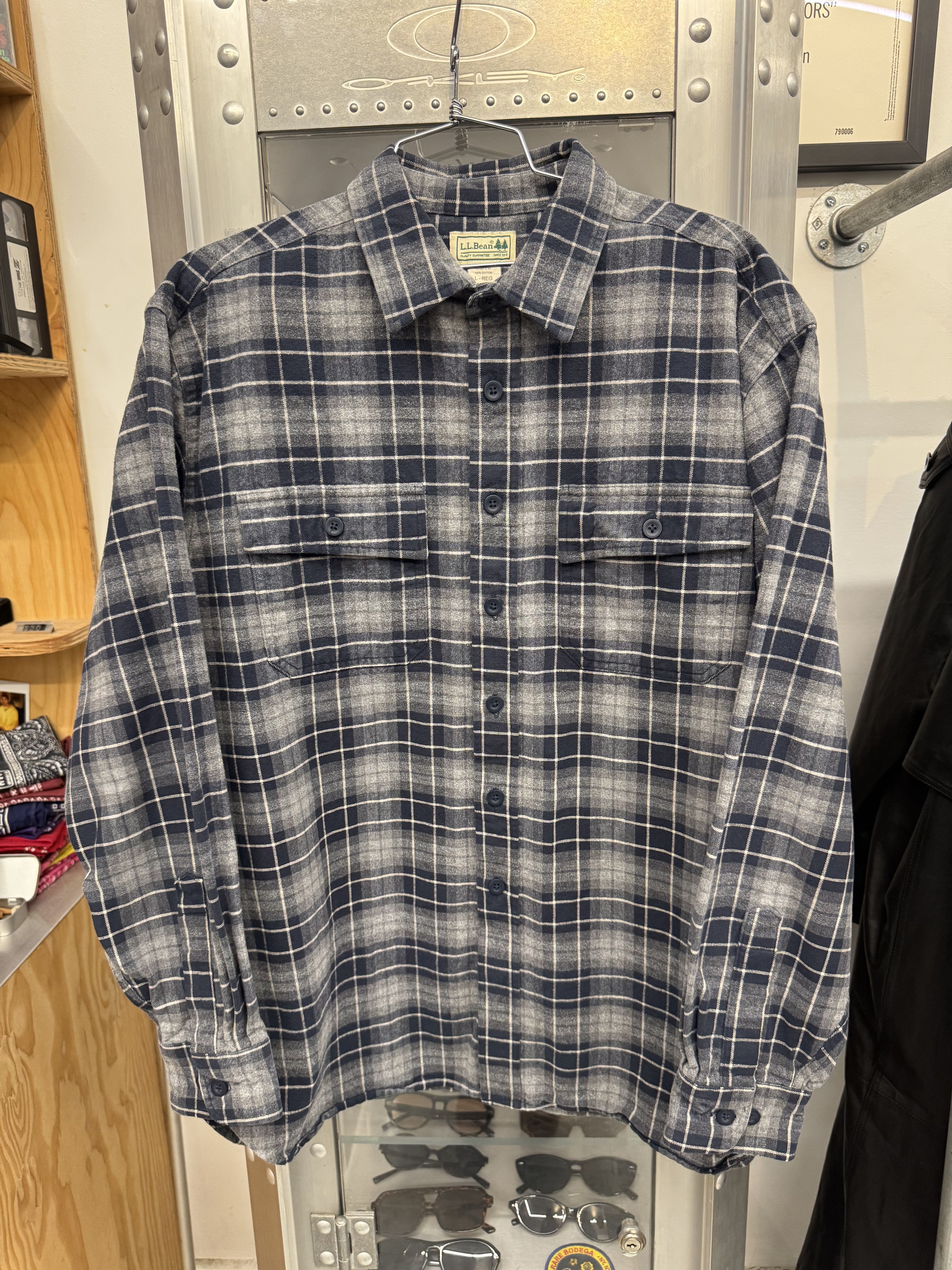 L.L. Bean Vintage L.L. Bean Flannel Size US L / EU 52-54 / 3 - 1 Thumbnail