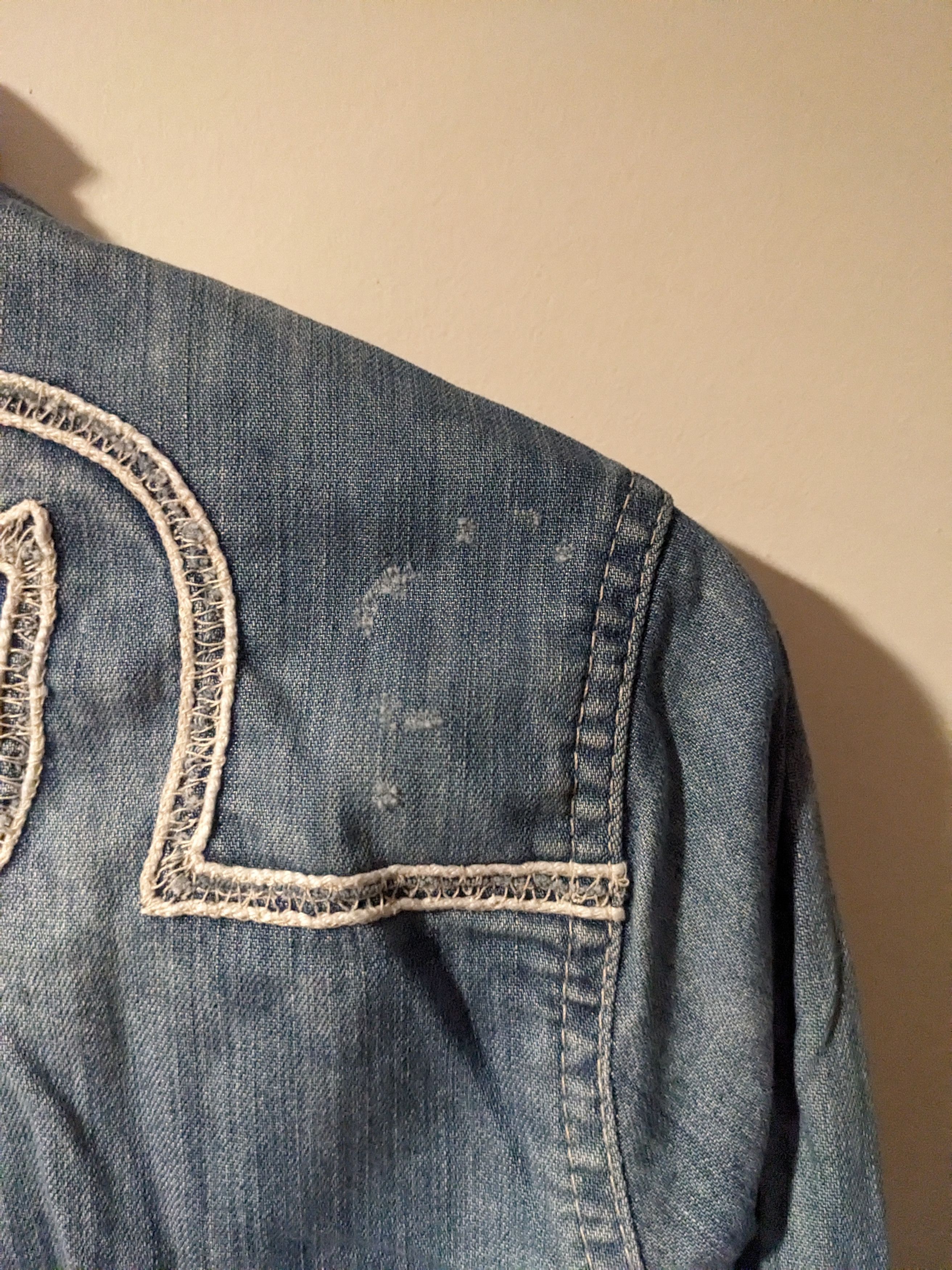 True Religion × Vintage Vintage 90s True Religion Pearl Snap Womans Large Shirt Size L / US 10 / IT 46 - 11 Thumbnail