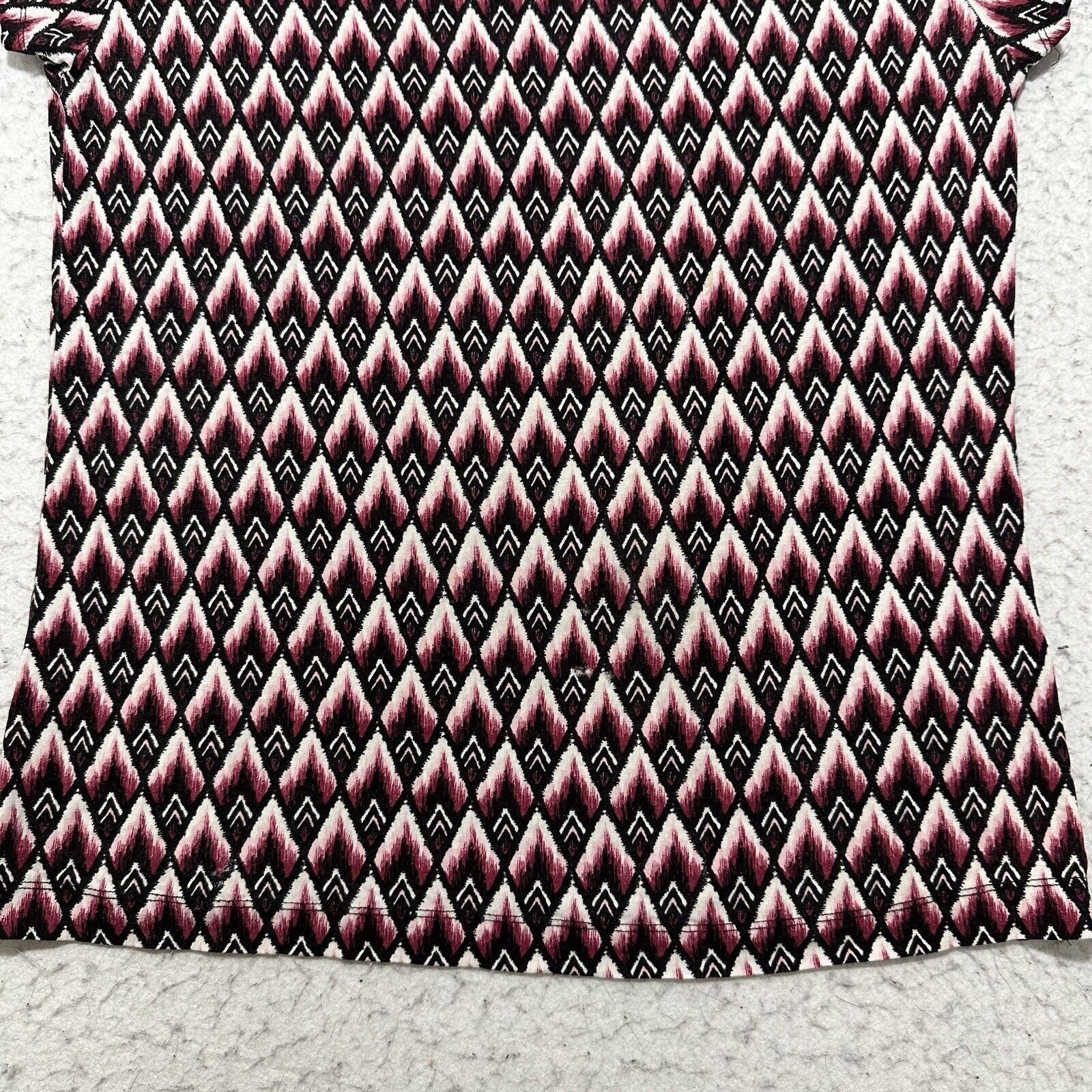 H&M H&M Medium Blouse Stretch Black Pink Geometric Pattern Top Size M / US 6-8 / IT 42-44 - 7 Thumbnail