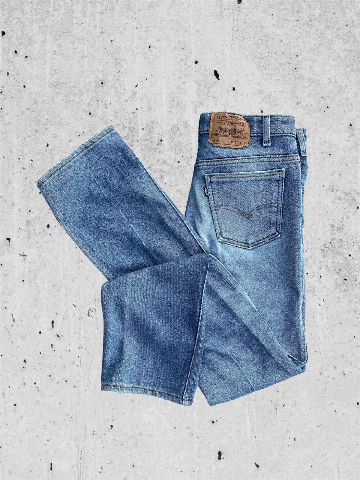 Jean × Levi's 🔥 Levi's 517 Bot Cut Distressed Denim W31🔥 Size US 31 - 14 Thumbnail