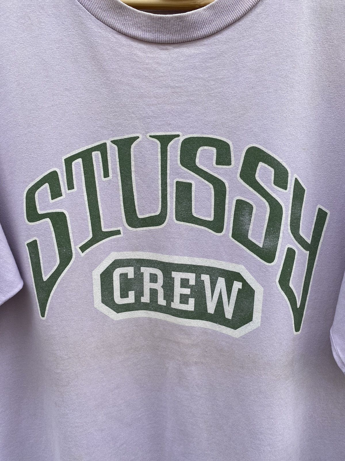 Stussy 🔥RARE Vintage 90s STUSSY CREW White Lebal Tag USA Tshirt Size US XL / EU 56 / 4 - 4 Thumbnail