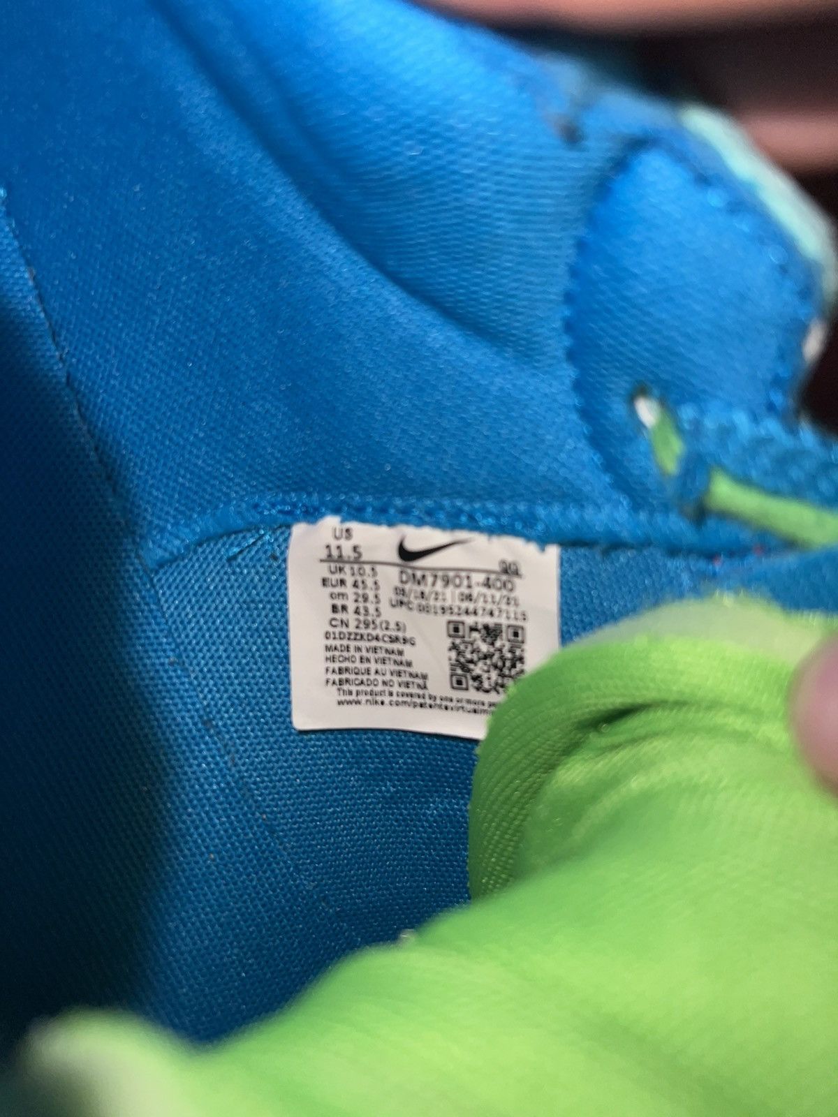 Kaws × Nike × Sacai Nike x Sacai x Kaws Blazer Low Neptune Blue Size US 11.5 / EU 44-45 - 6 Thumbnail