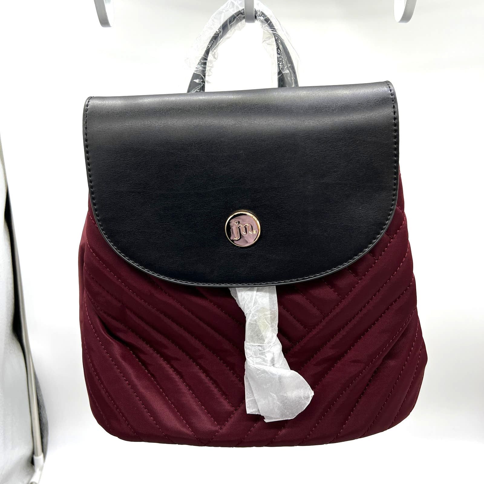 Other Jessica Moore Berry And Black Quilted Nylon Backpack Size ONE SIZE - 1 Thumbnail