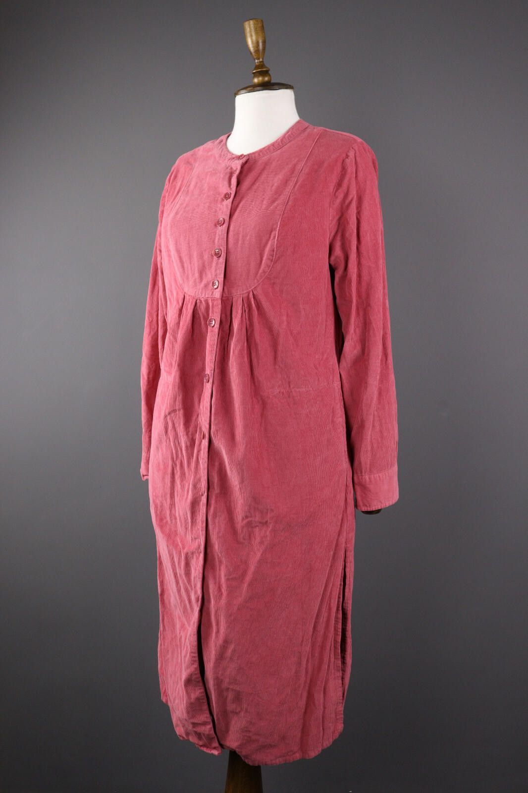 Designer Deerberg by OSKA Corduroy Summer Button Long Dress Size S Size S / US 4 / IT 40 - 5 Thumbnail