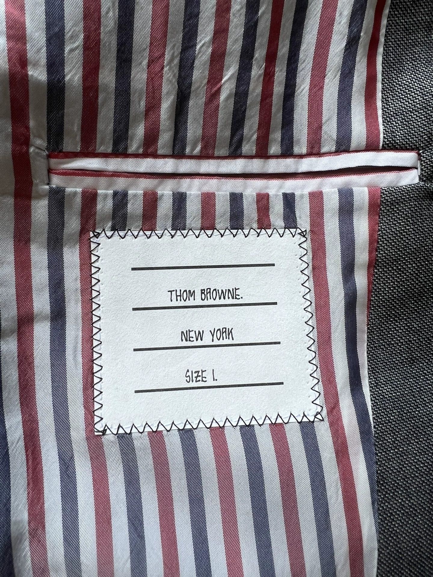 Thom Browne Thom Browne Classic Mid Gray Slim Fit 100% Wool Suit Size US S / EU 44-46 / 1 - 3 Thumbnail