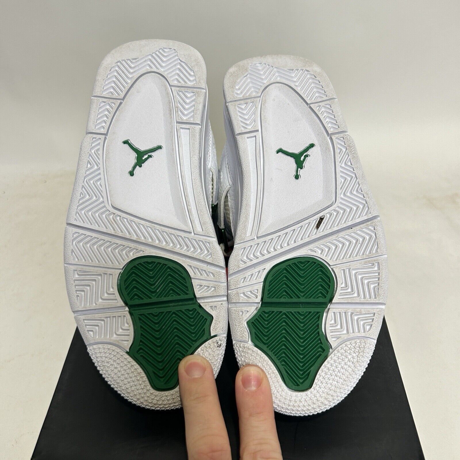 Jordan Brand Nike Shoes Air Jordan 4 Retro GS “Metallic Green” 2024 Size US 5 / IT 35 - 8 Thumbnail