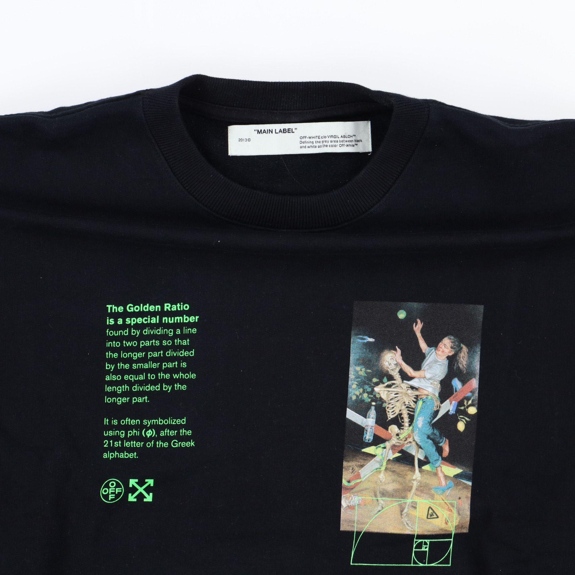 Off-White Black Pascal Golden Ratio Painting Sweatshirt Size US M / EU 48-50 / 2 - 6 Thumbnail