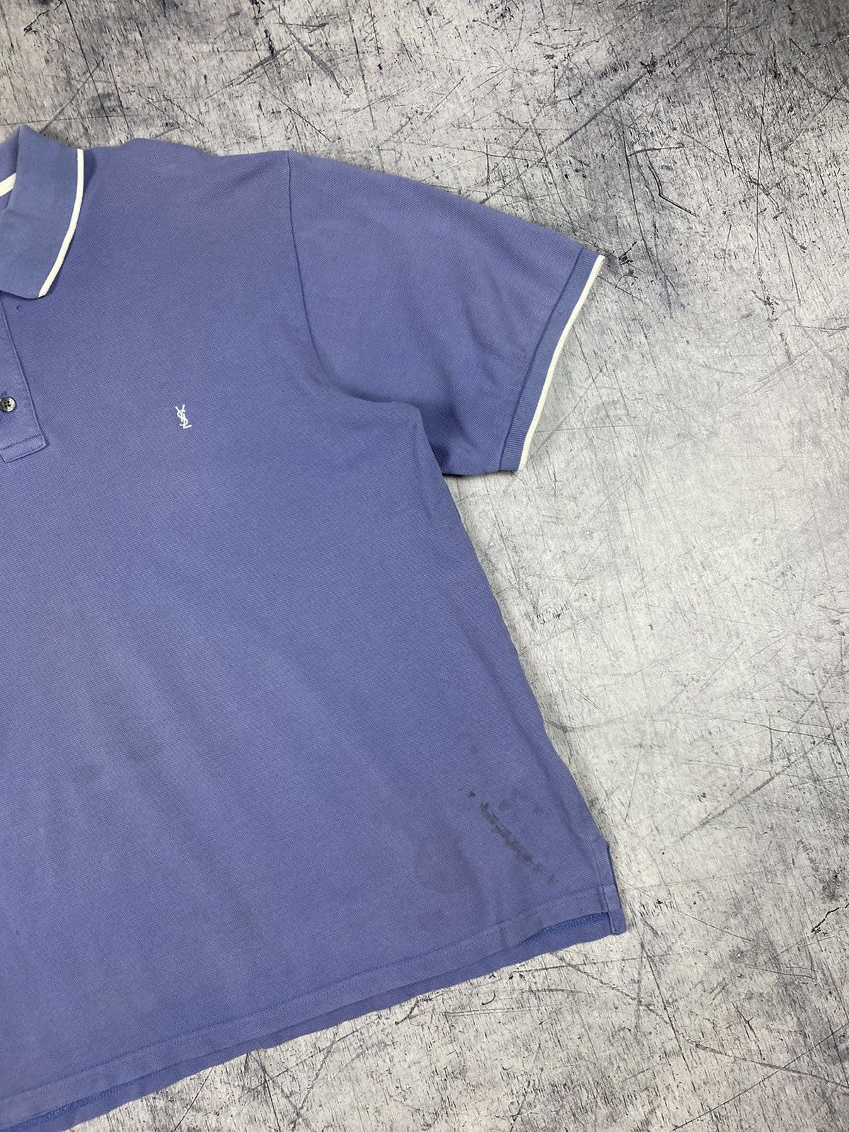 Vintage Vintage Yves Saint Laurent Polo Shirt Size US L / EU 52-54 / 3 - 4 Thumbnail