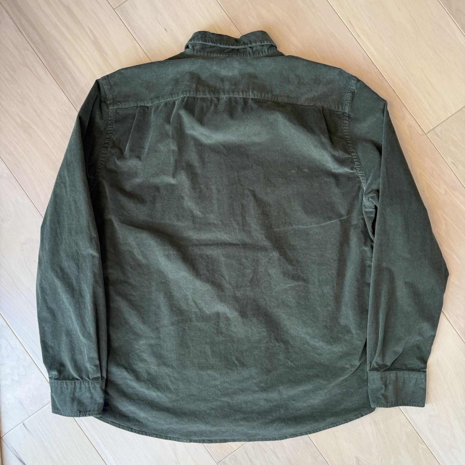 Faherty Faherty Corduory Shirt XL Green Cotton Oxford Minimalist Size US XL / EU 56 / 4 - 9 Thumbnail