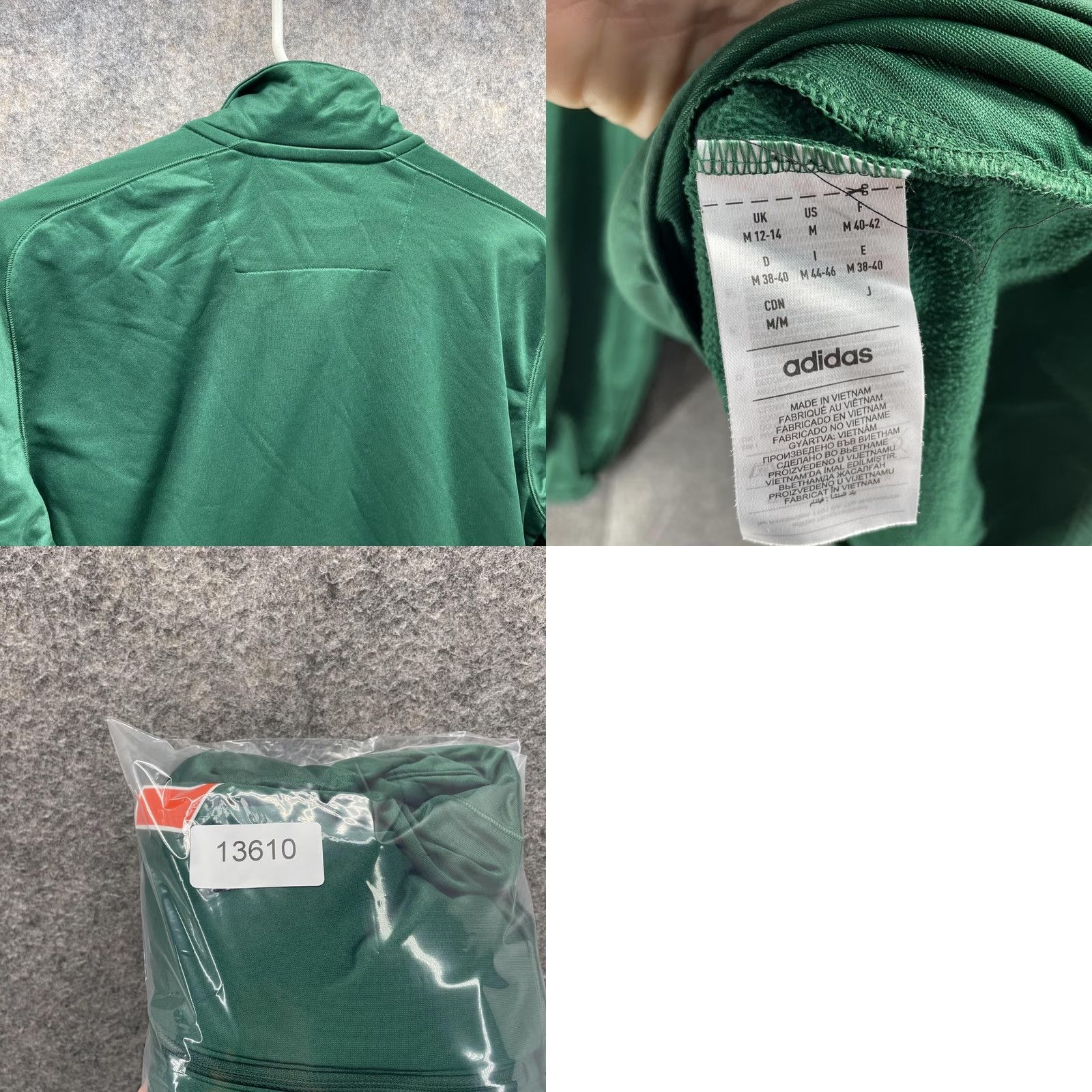 Adidas VINTAGE adidas Jacket Women Medium Green 1/2 Zip Miami Hurricanes Track Pullover Size M / US 6-8 / IT 42-44 - 9 Thumbnail