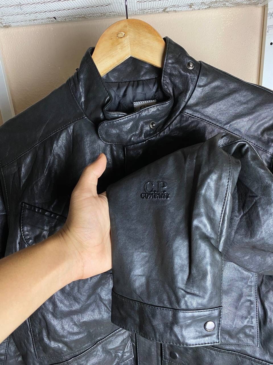 C.P. Company C.P Company Sheep Skin Leather Jacket Size US XS / EU 42 / 0 - 6 Thumbnail