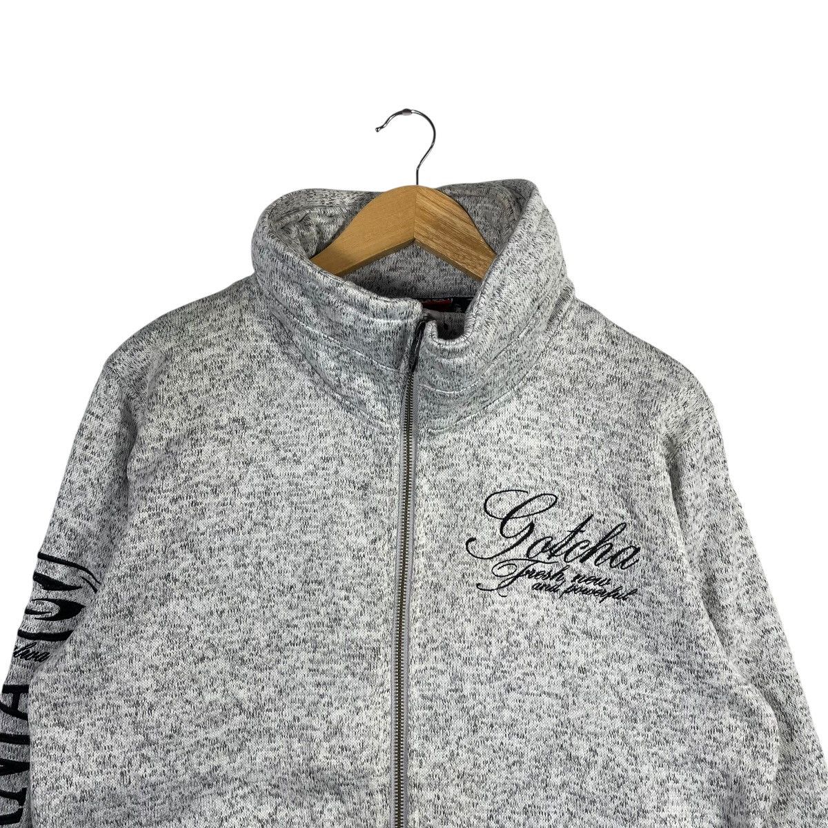 Gotcha GOTCHA International Grey Full Zip Sweatshirt Jacket Size L Size US L / EU 52-54 / 3 - 2 Thumbnail