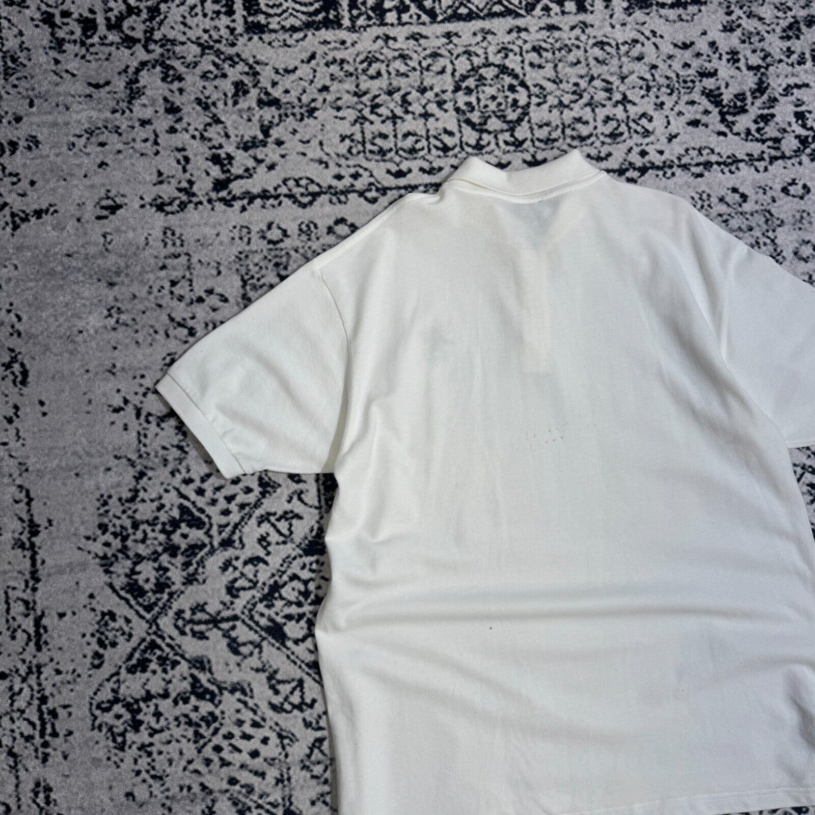 Vintage × Warner Bros Vintage Warner Bros White Cotton Polo Shirt XL Taz Scotland Size US XL / EU 56 / 4 - 8 Thumbnail