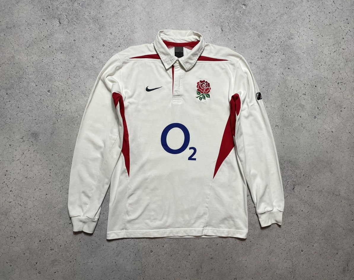 Nike Nike Vintage England Rugby League Jersey o2 Longsleeve Y2K Size US L / EU 52-54 / 3 - 1 Thumbnail