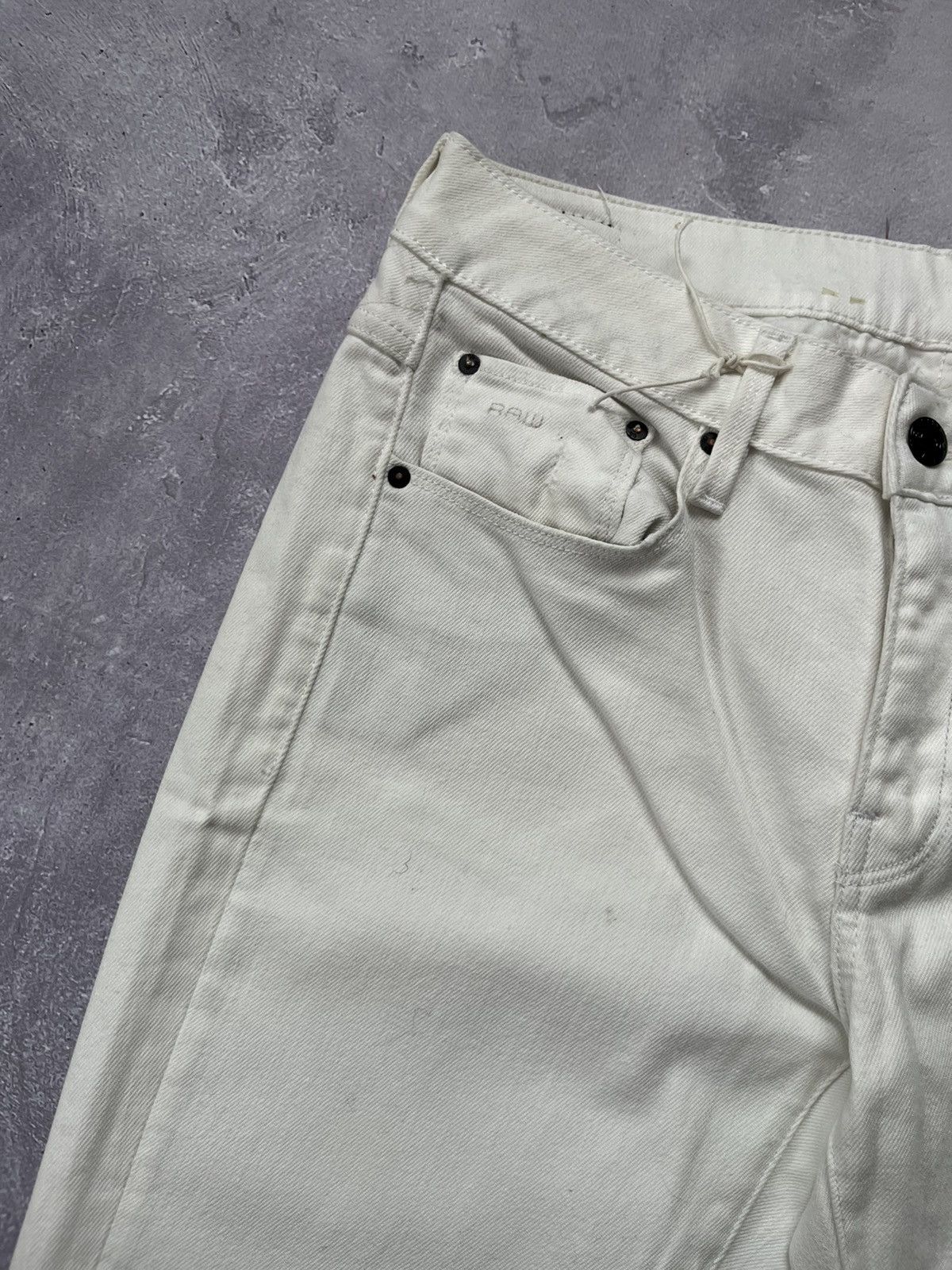 G-Star G-star Raw 3301 MR MID Skinny Wmn Distressed Denim Pants Size 31" - 5 Thumbnail