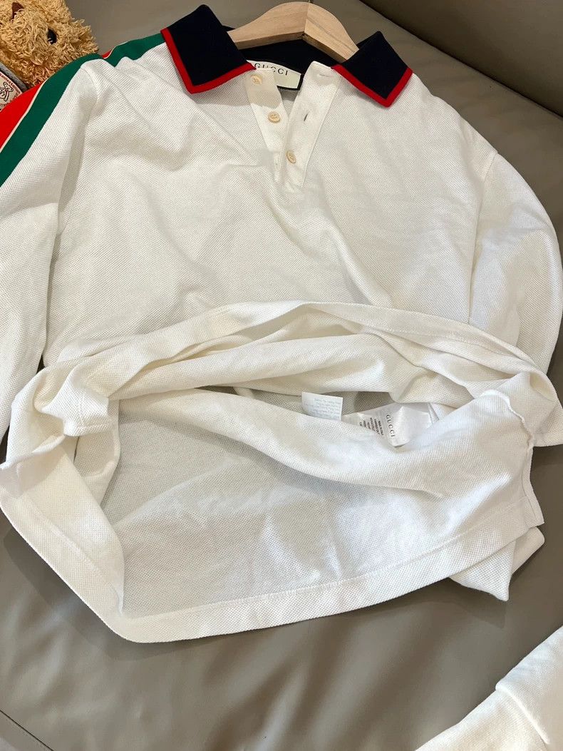 Gucci Gucci White polo light men's and women's shirt 2502-Nextarr Size US S / EU 44-46 / 1 - 6 Thumbnail