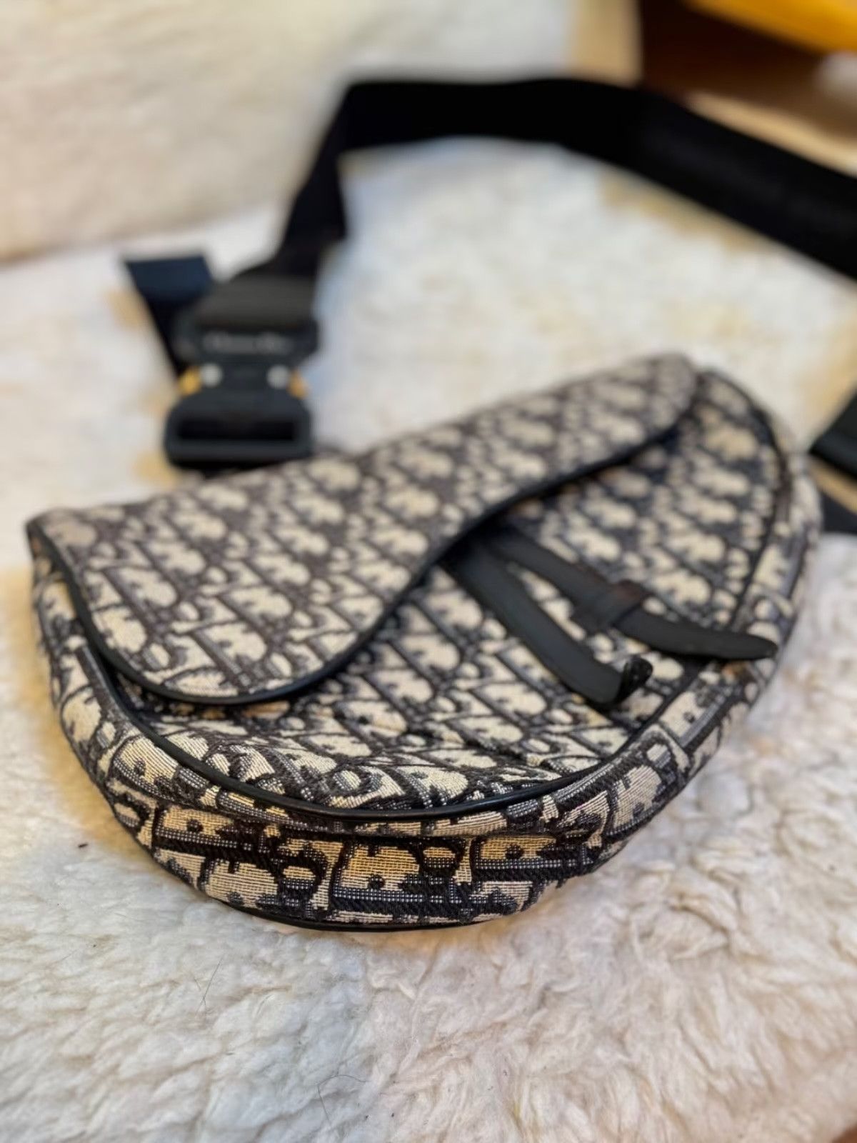 Christian Dior Monsieur Christian Dior Saddle Bag (Oblique) Size ONE SIZE - 1 Thumbnail