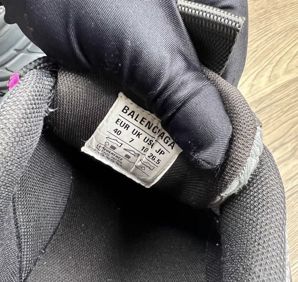 Balenciaga Balenciaga 10XL Black & Pink Vintage Chunky Sneakers J41 Size US 10 / IT 40 - 6 Thumbnail