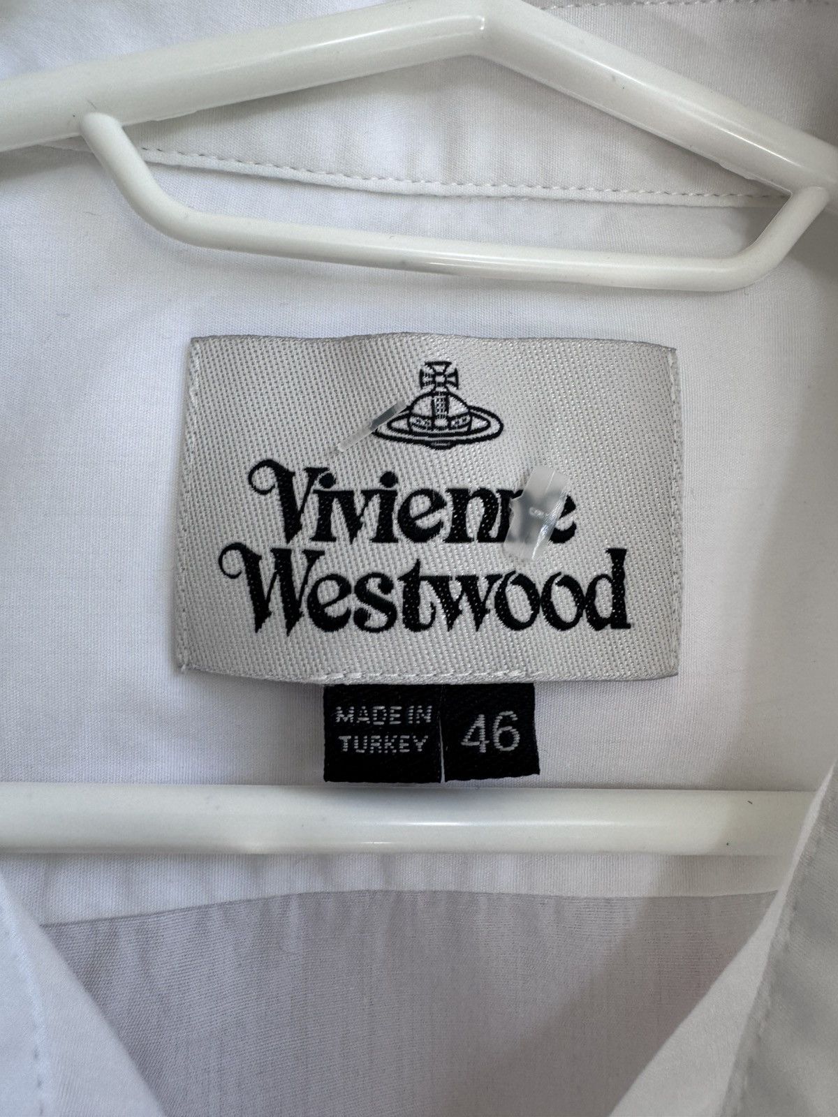 Vivienne Westwood Vivienne Westwood White Button Down Shirt Long Sleeve Size US M / EU 48-50 / 2 - 6 Thumbnail