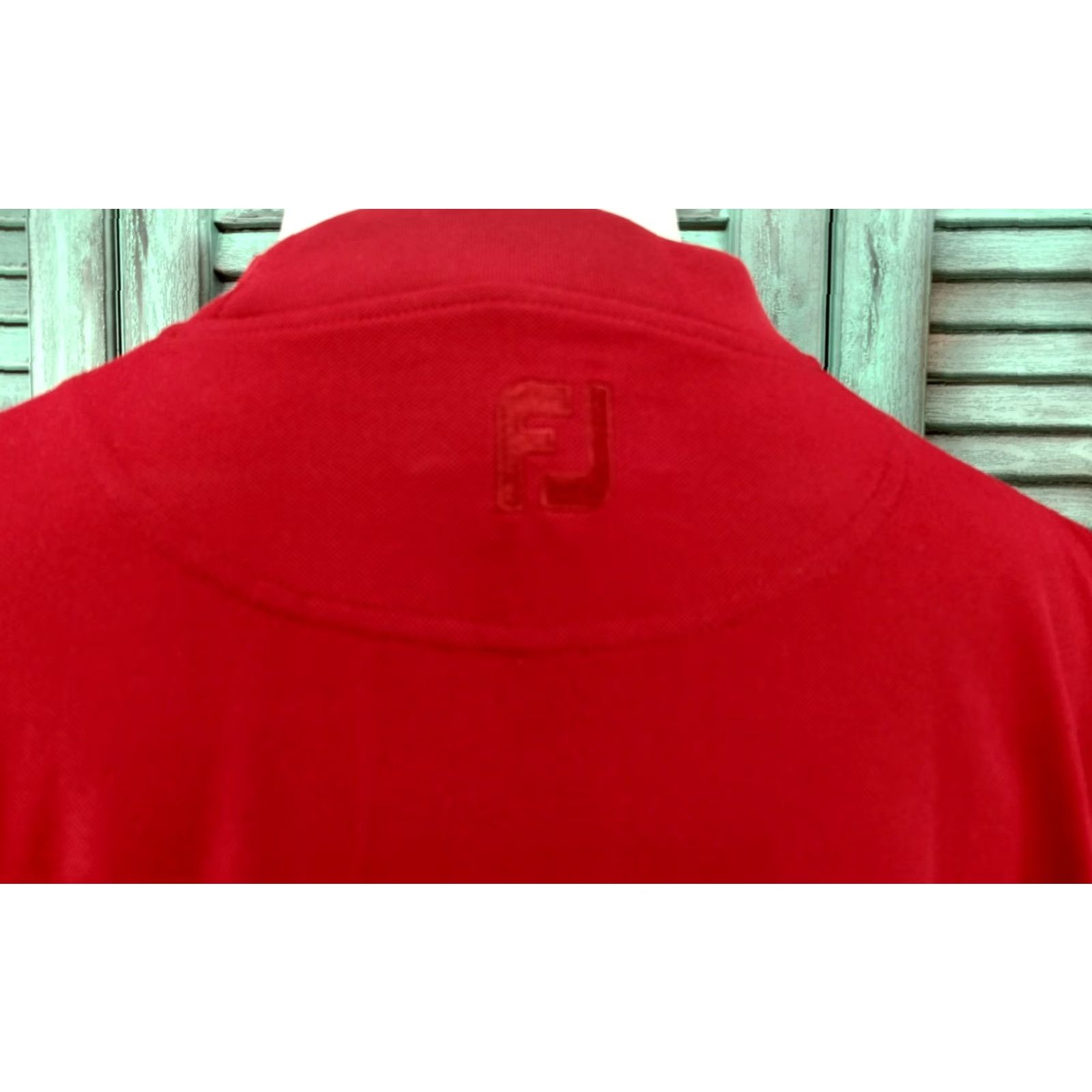 Footjoy FootJoy Men's Golf Shirt Short Sleeve XL Burgundy Polyester G11 Size US XL / EU 56 / 4 - 5 Thumbnail