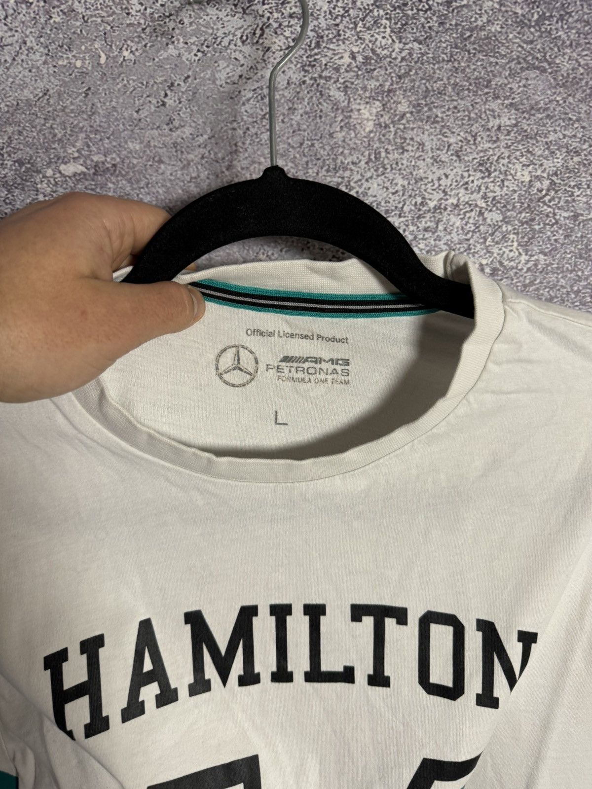 Formula 1 × Hamilton × Mercedes-Benz 44 Hamilton Mercedes-Benz Petronas Racing Team M size Size US M / EU 48-50 / 2 - 11 Thumbnail