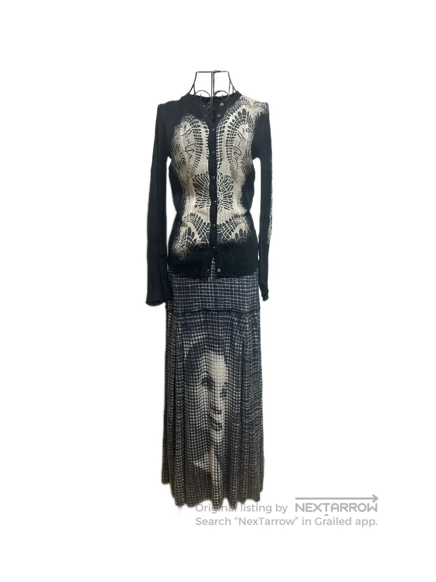 Jean Paul Gaultier Jean Paul Gaultier Portrait Mosaic Midi Skirt. Size M / US 6-8 / IT 42-44 - 1 Thumbnail