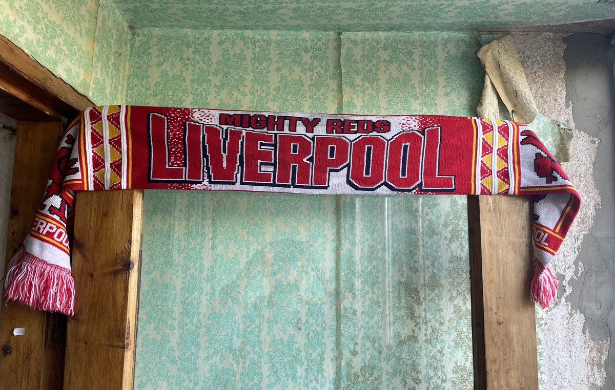 Vintage Vintage Liverpool Mighty Reds Walk On Football Soccer Scarf Size ONE SIZE - 5 Thumbnail