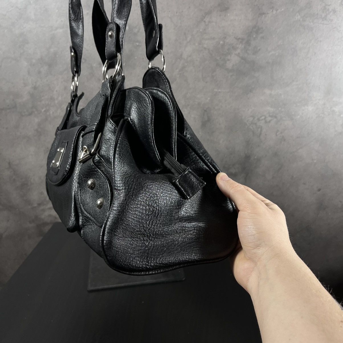 Japanese Brand Vintage Y2K Avant Garde City Bag Style Hand Shoulder Bag Size ONE SIZE - 7 Thumbnail