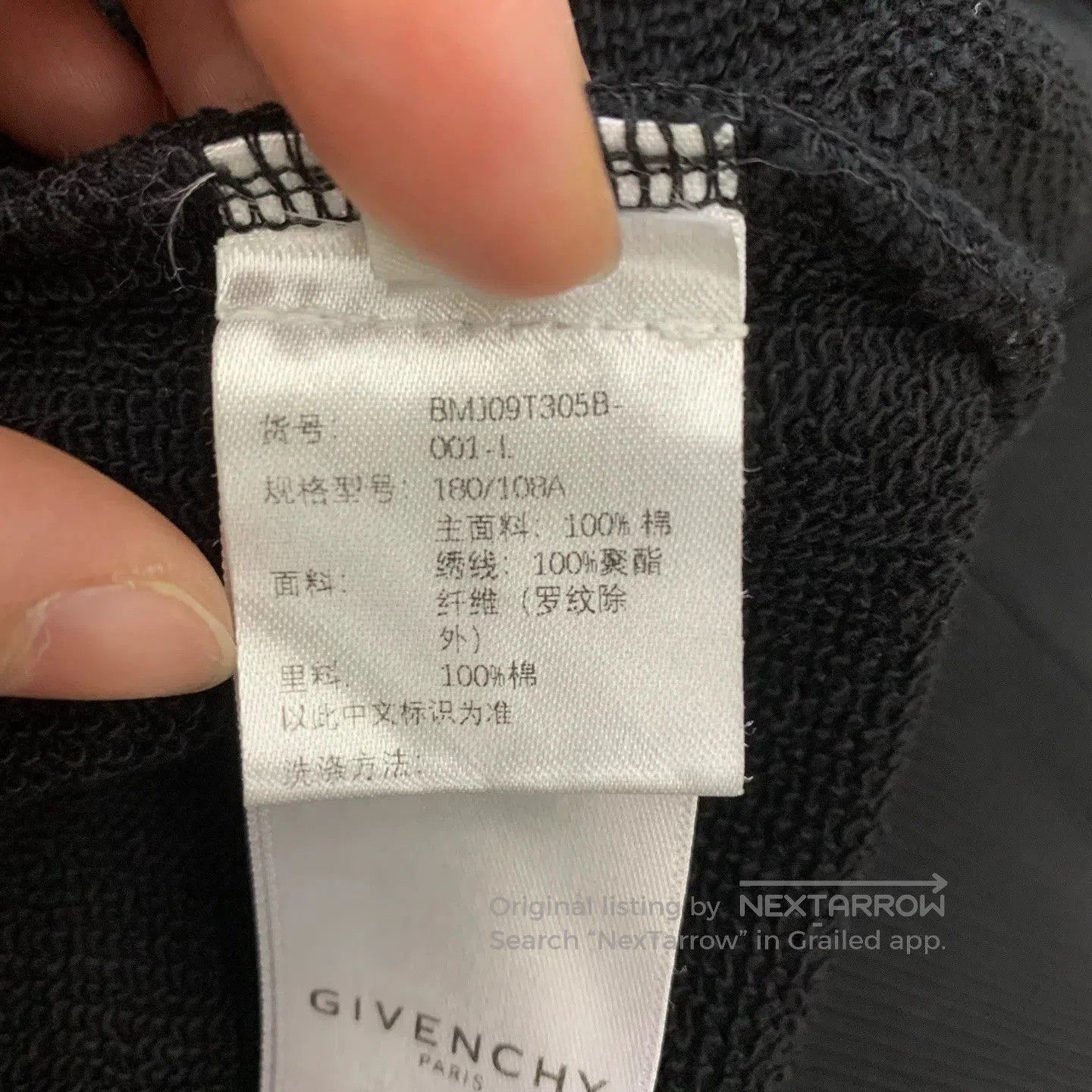 Givenchy Givenchy Black Beaded Hoodie Sweater. Size US L / EU 52-54 / 3 - 5 Thumbnail