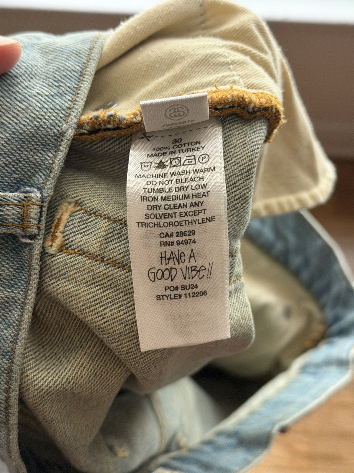 Stussy SS24 Beach Wash Big Ol’ Short Denim 30 Size US 30 / EU 46 - 5 Thumbnail