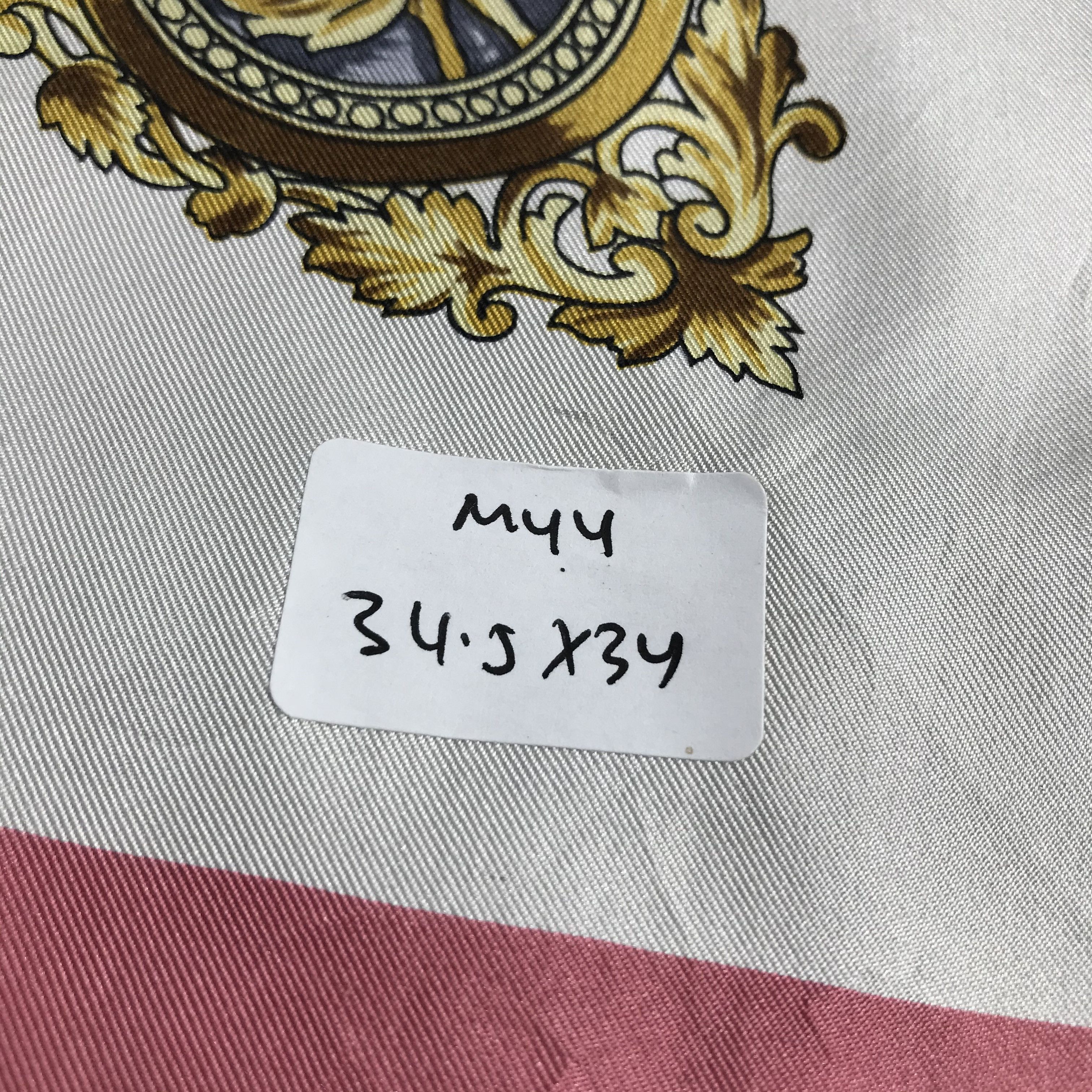 Vintage Luxury Design Vintage Silk Scarf M44 Size ONE SIZE - 11 Thumbnail