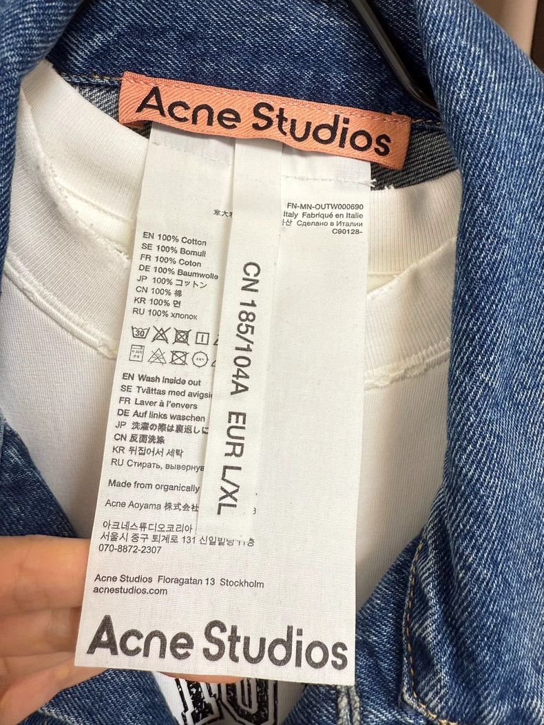 Acne Studios Acne Studios Blue classic denim jacket Size US L / EU 52-54 / 3 - 3 Thumbnail
