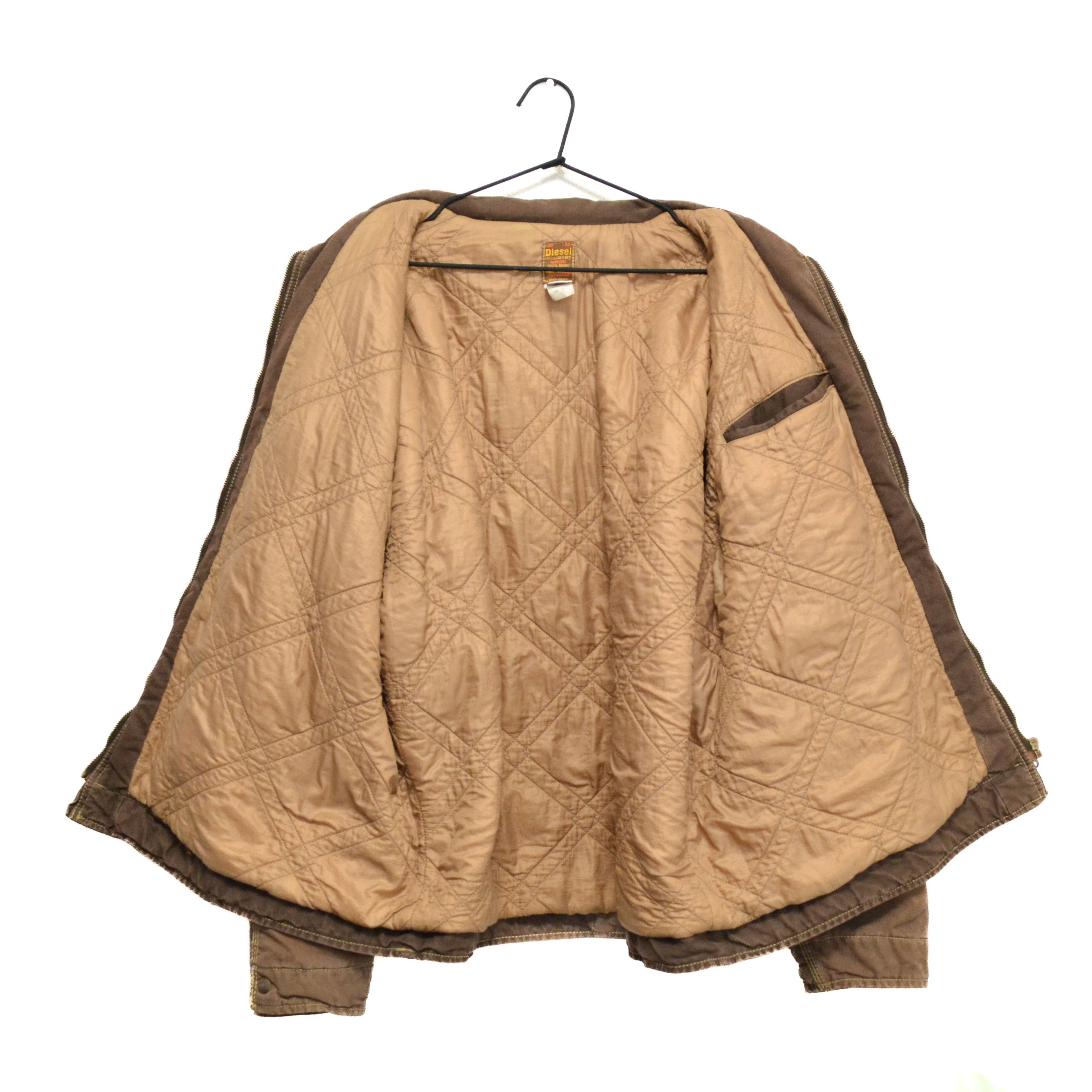 Diesel Diesel Industry Union Y2K Hardwear Brown Ghettof Jacket Size US XL / EU 56 / 4 - 4 Thumbnail