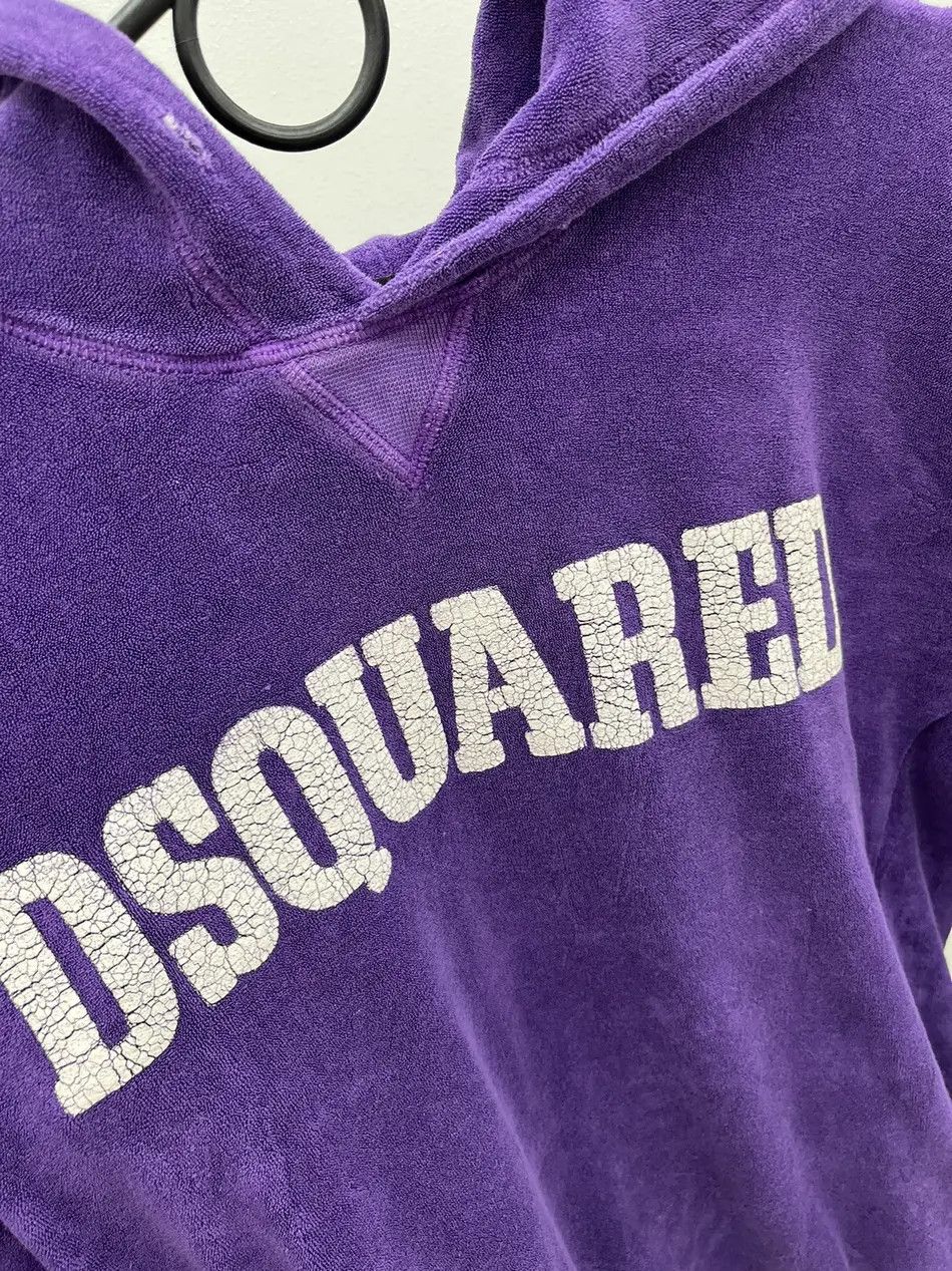 Dsquared2 Dsquared2 Big Cracked Logo Style Plush Hoodie Size L / US 10 / IT 46 - 2 Thumbnail