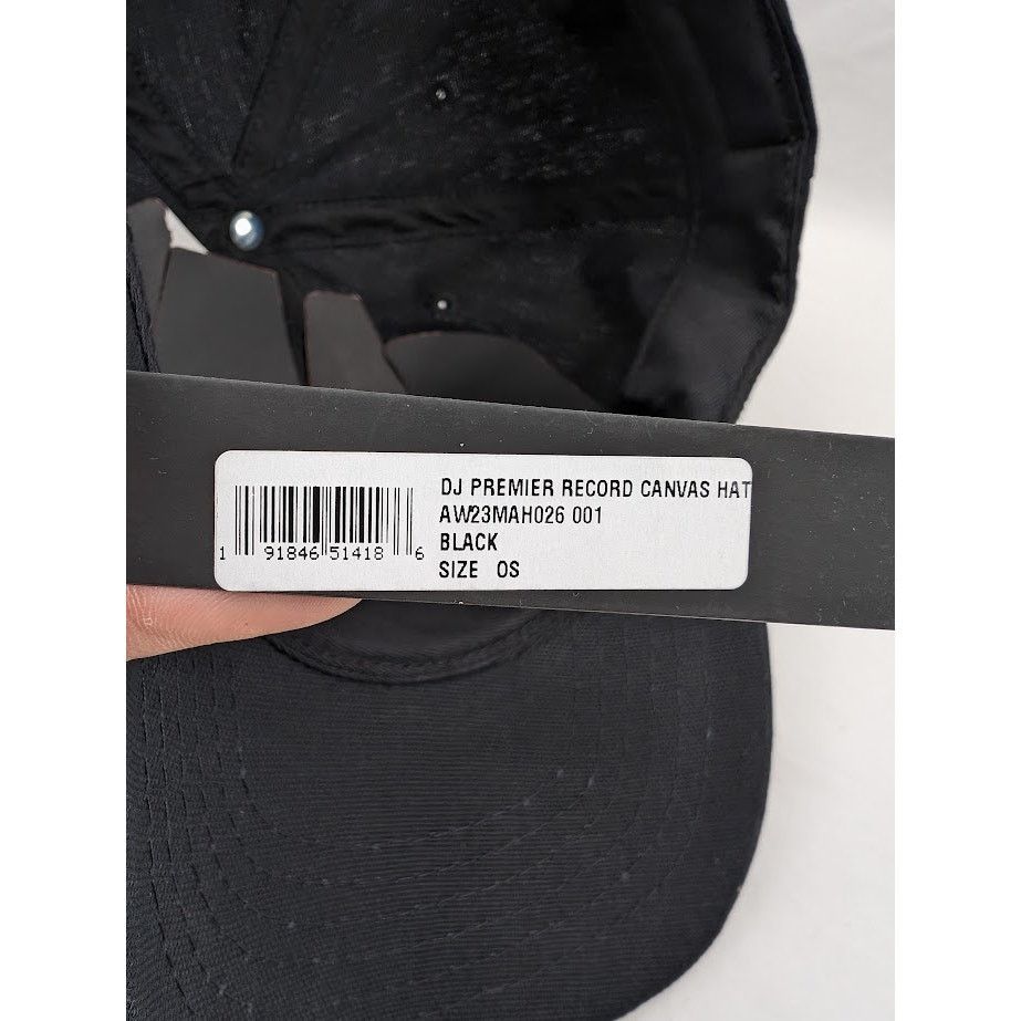 Amiri o1rshd1 Q:7/Size:OS/ DJ Premier Record Canvas Hat /Cap Black Size ONE SIZE - 18 Thumbnail