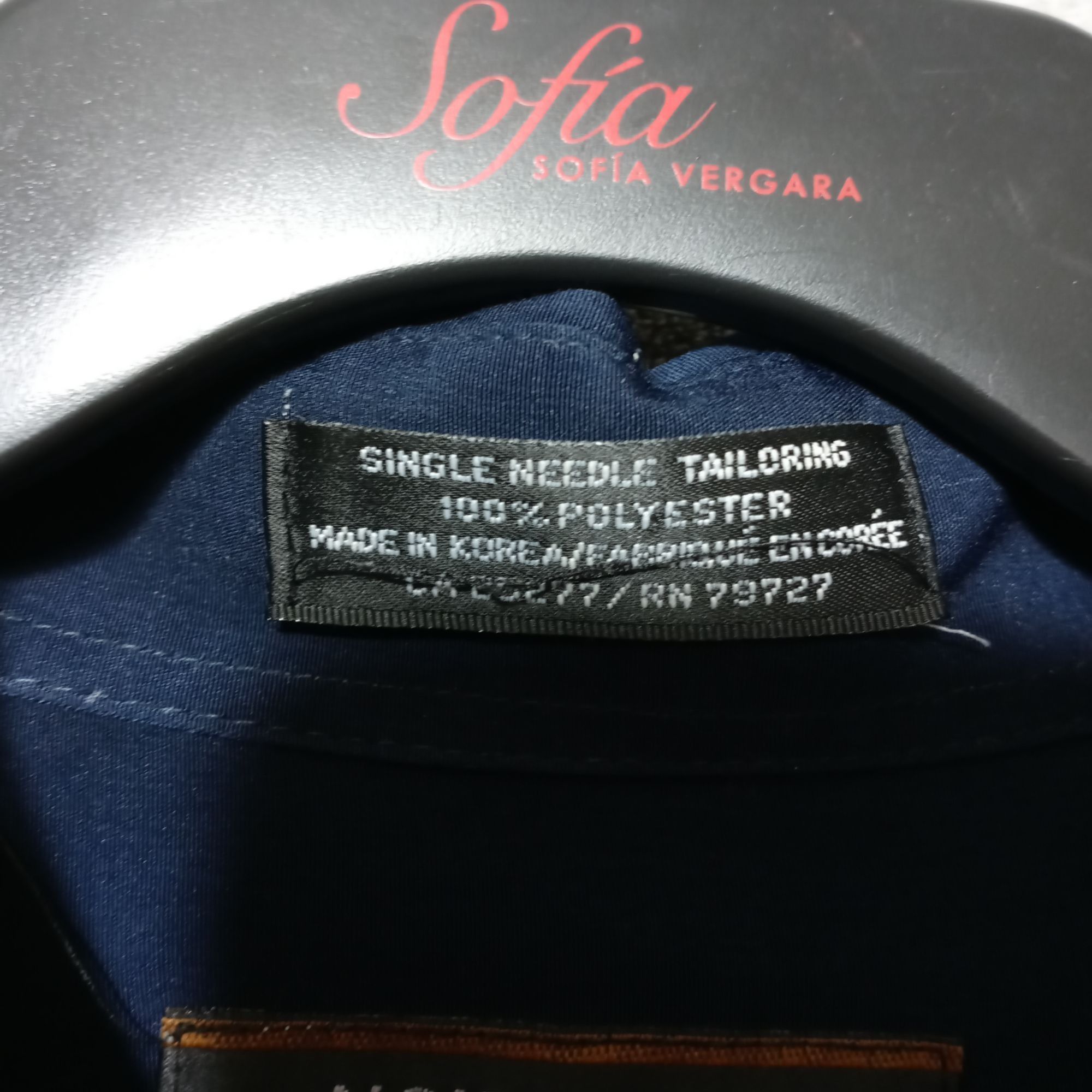 Other Noir Paris XL Dress Shirt Blue Embroidered Long Sleeve Butto Size US XL / EU 56 / 4 - 9 Thumbnail