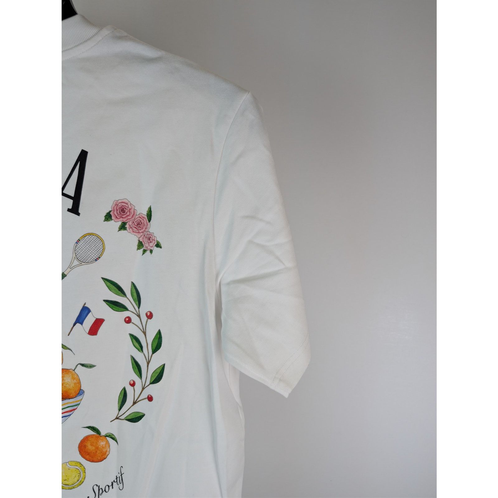 Casablanca o1rshd1 CC20 Casa Way Printed T-Shirt White Jersey in White Size US S / EU 44-46 / 1 - 13 Thumbnail